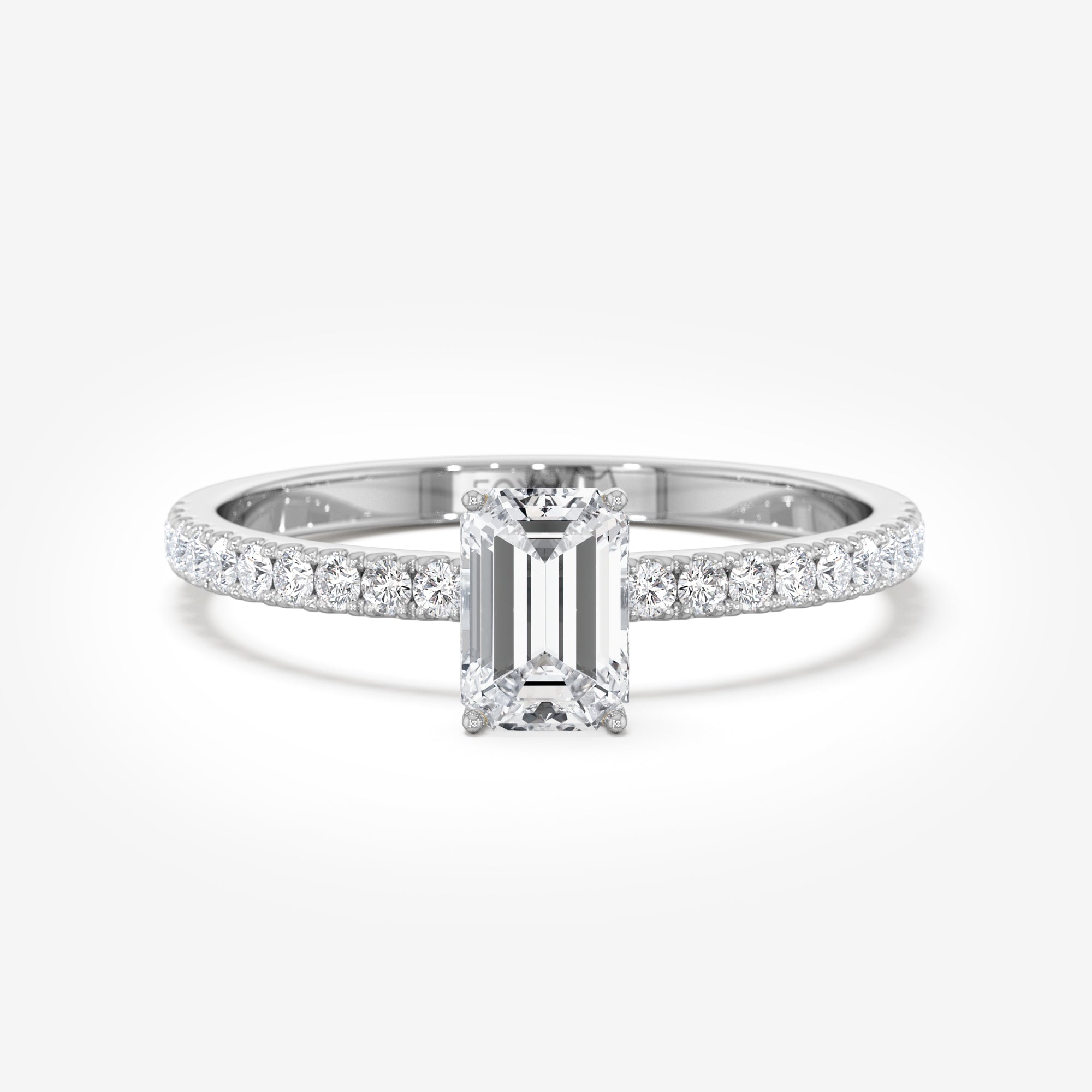 Pavé Engagement Ring