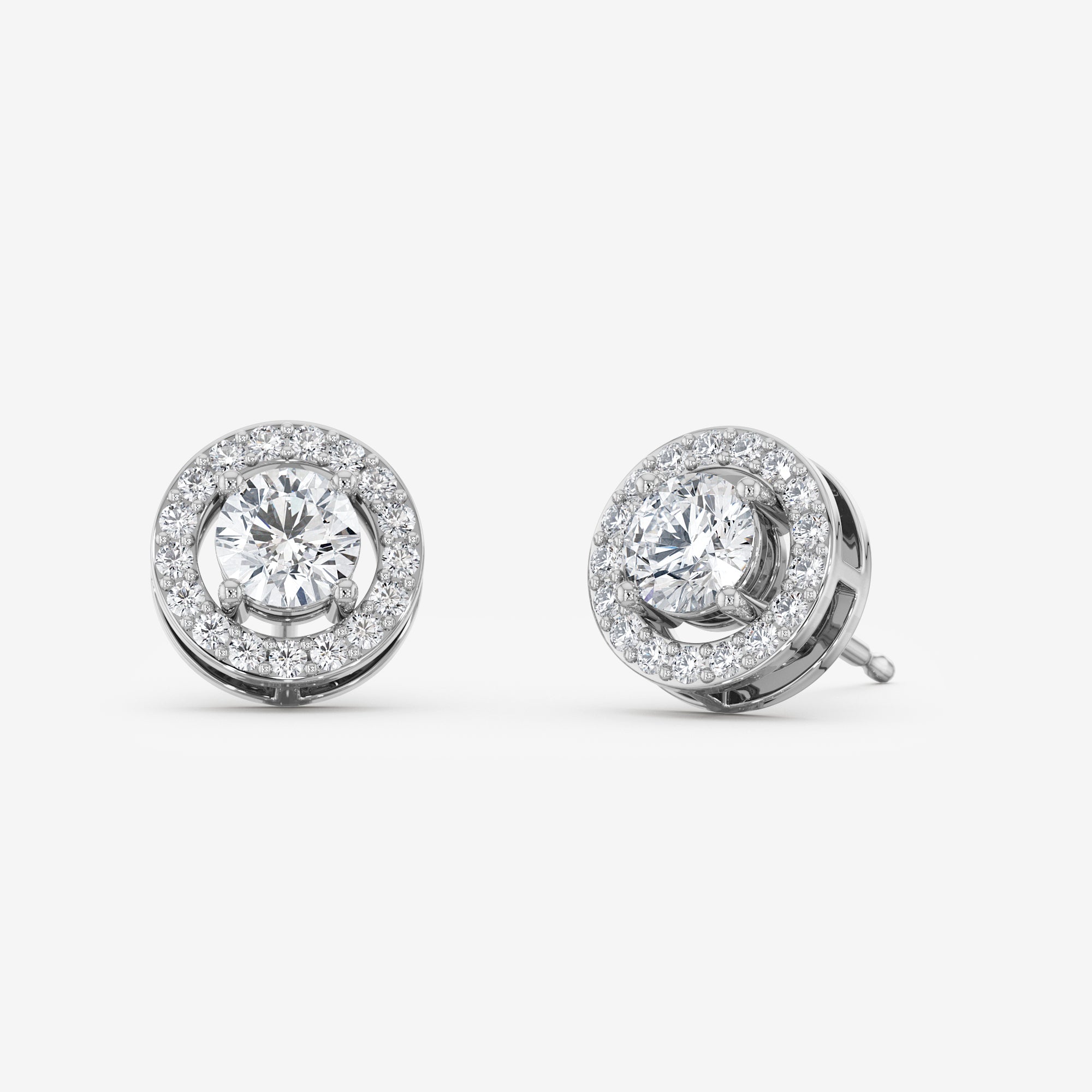 Halo Stud Earrings