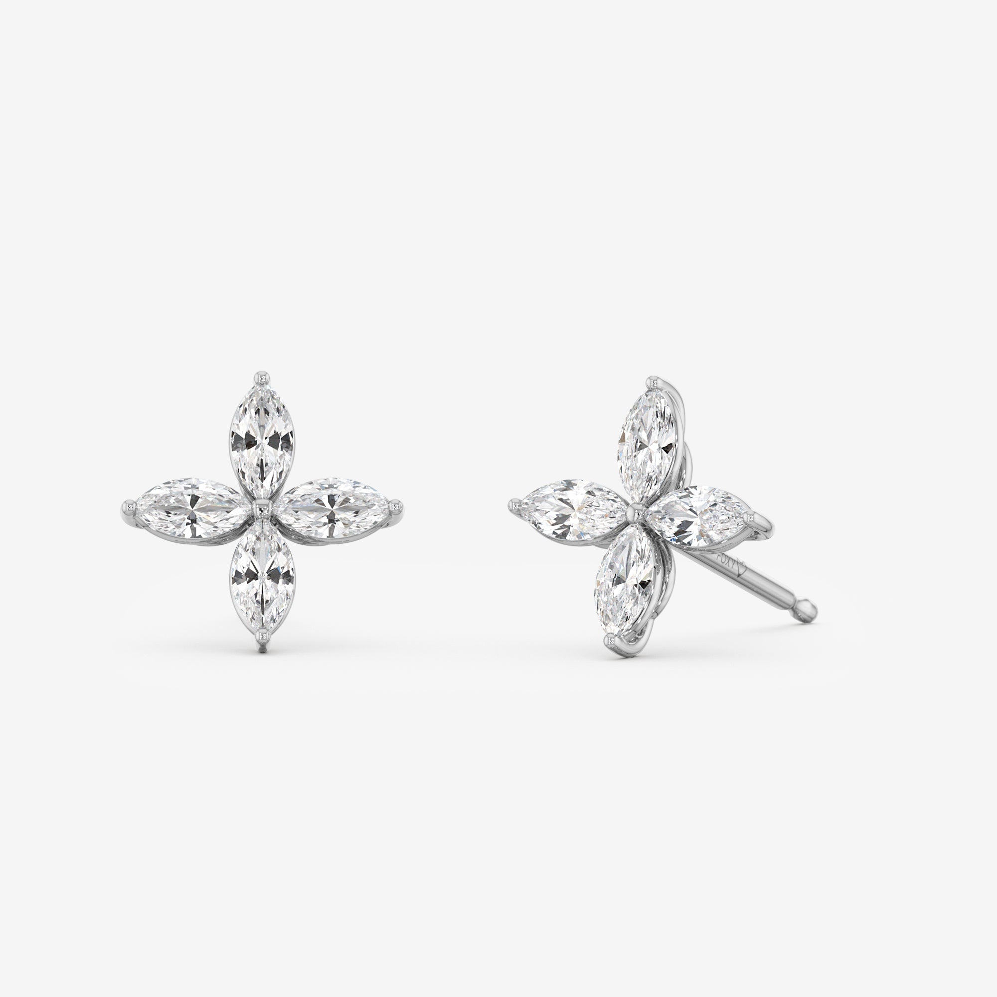 Floral Stud Earrings