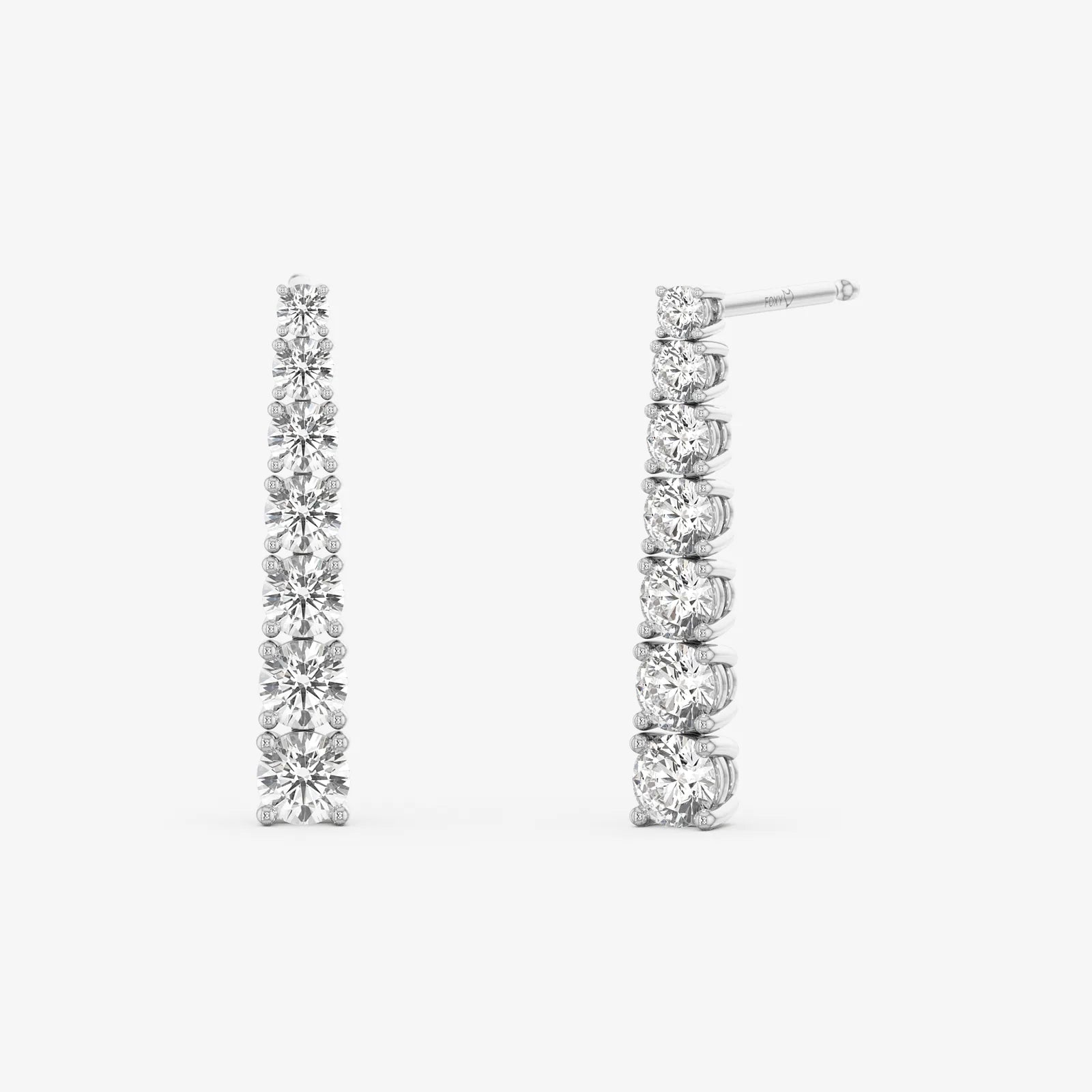 Tennis Drop Earrings