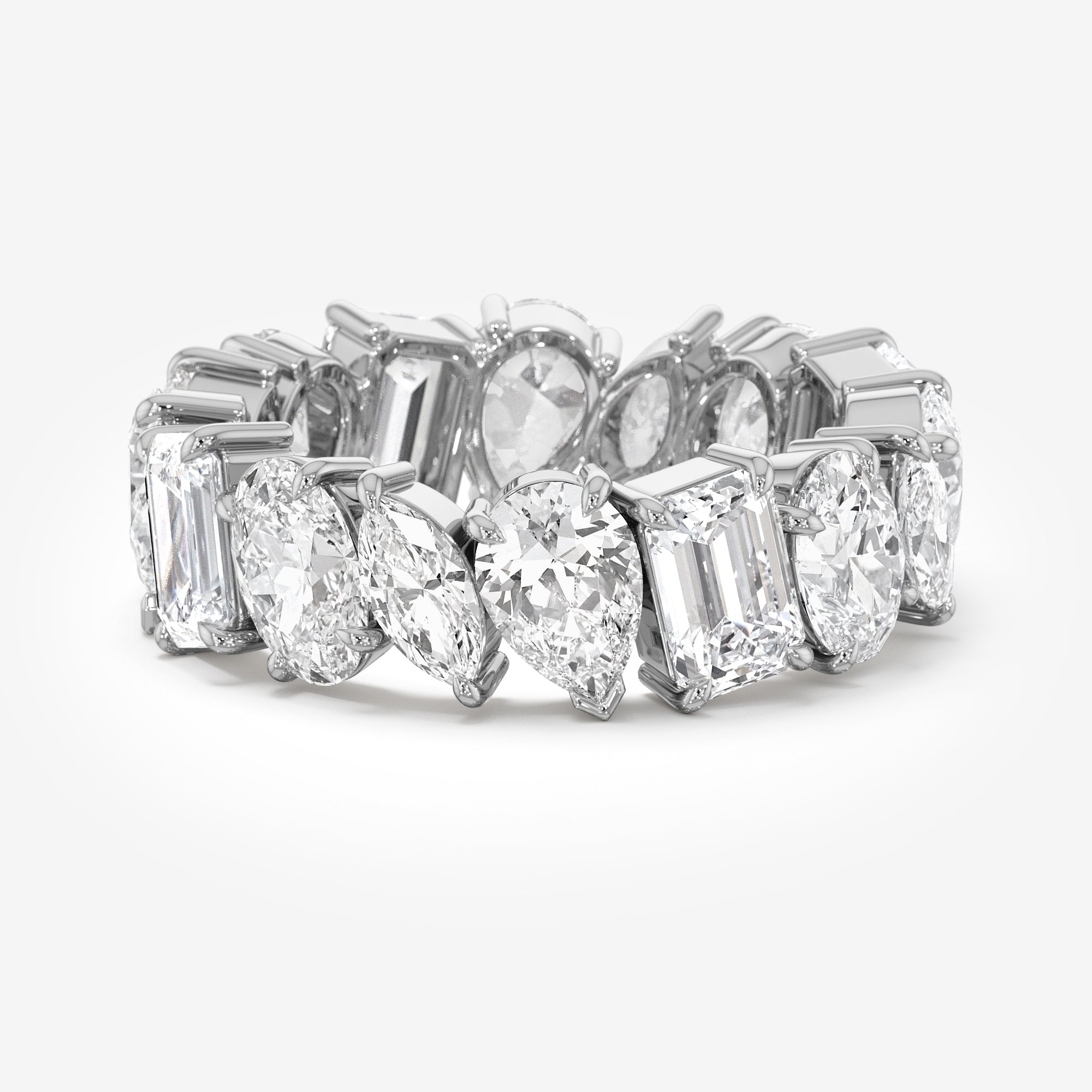 Gallery-Set Diamond Eternity Ring