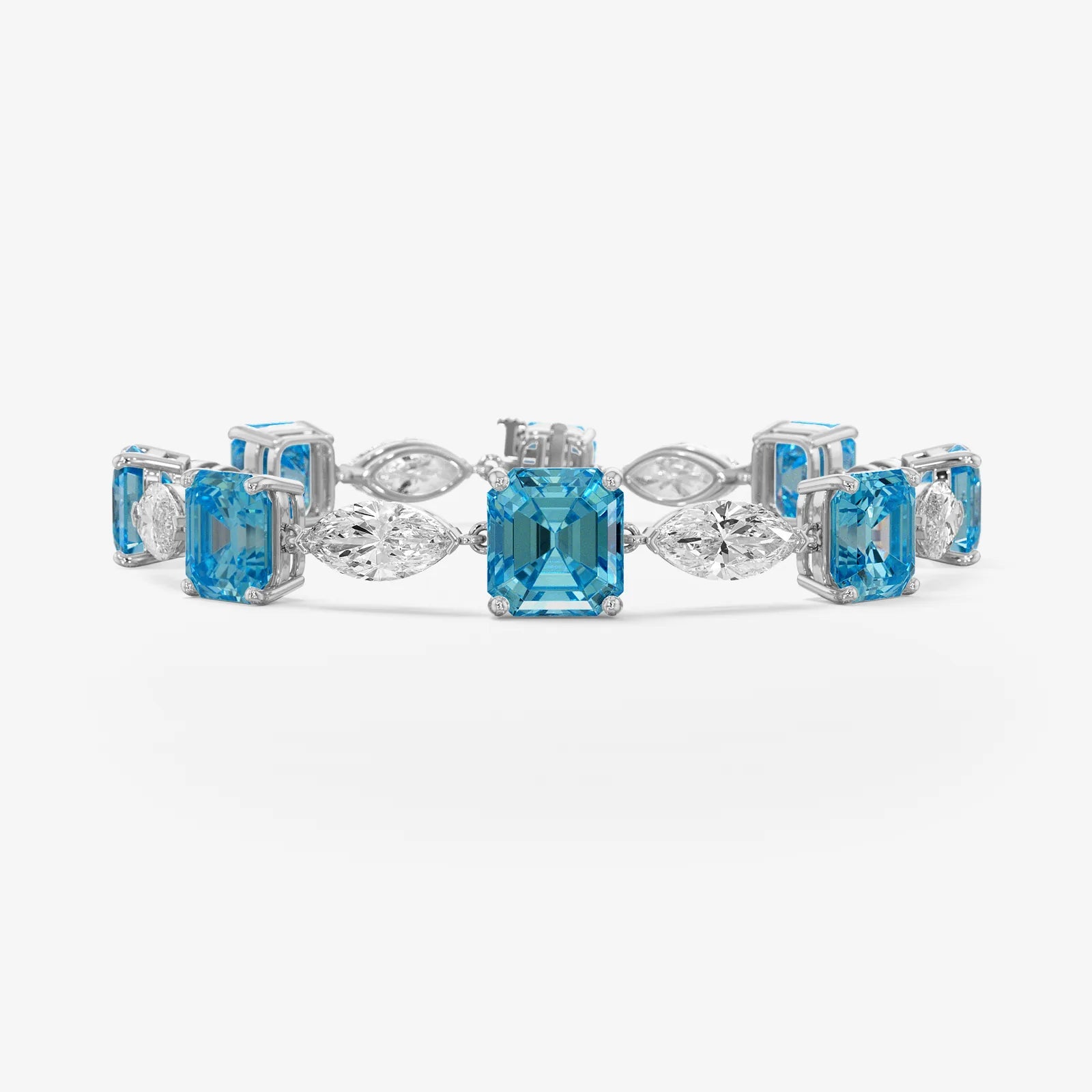 True Blue Lab-Grown Diamond Bracelet (30 Сt. T.W.)