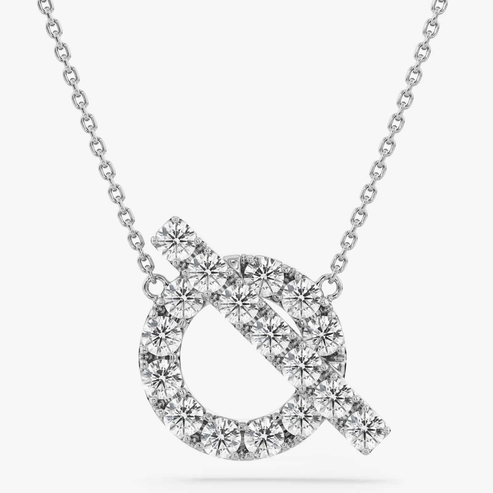 Twist Ring Pendant Pendant Necklace