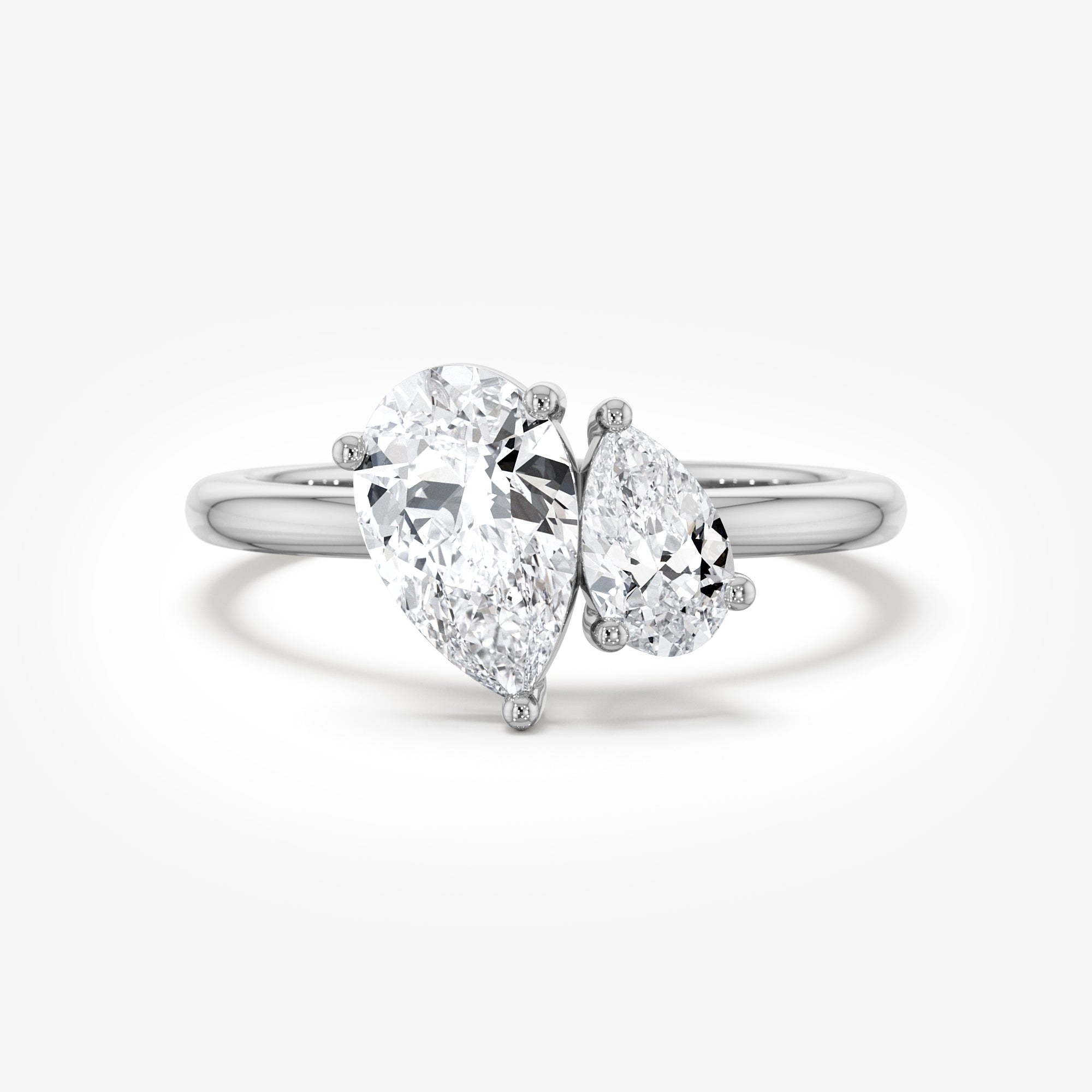 Toi et Moi Engagement Ring