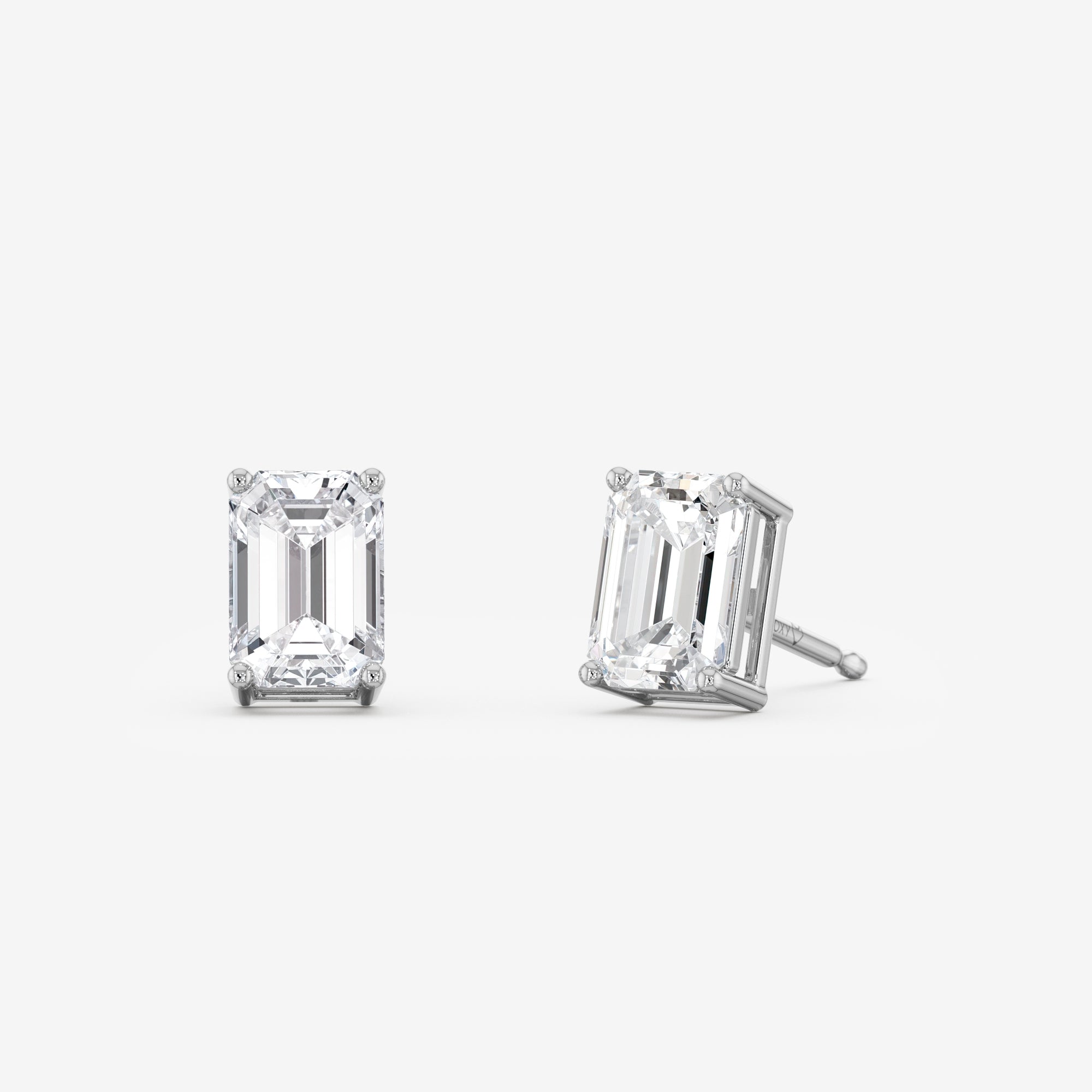 Solitaire Stud Earrings