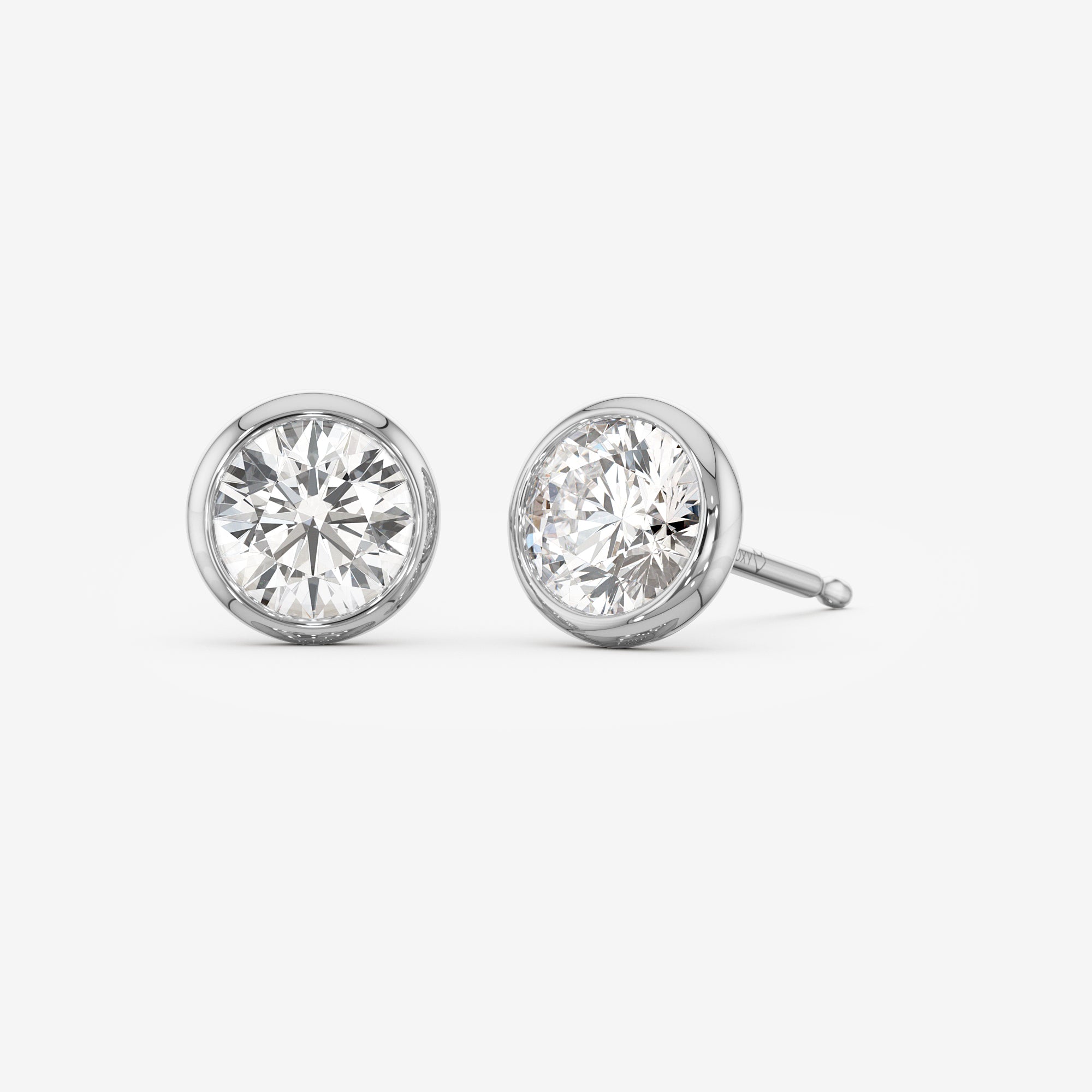 Shown in 1 ct each earring