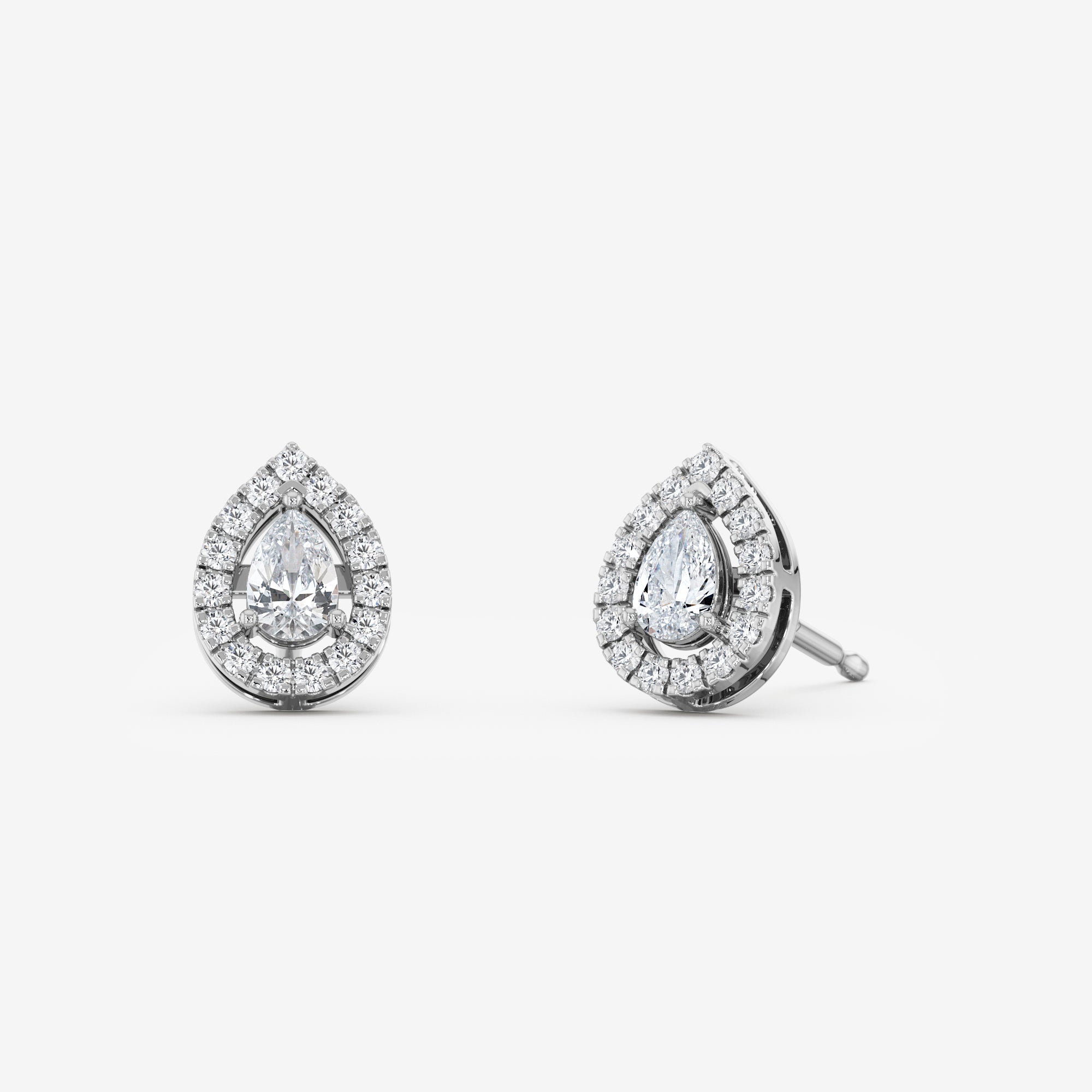 Halo Stud Earrings