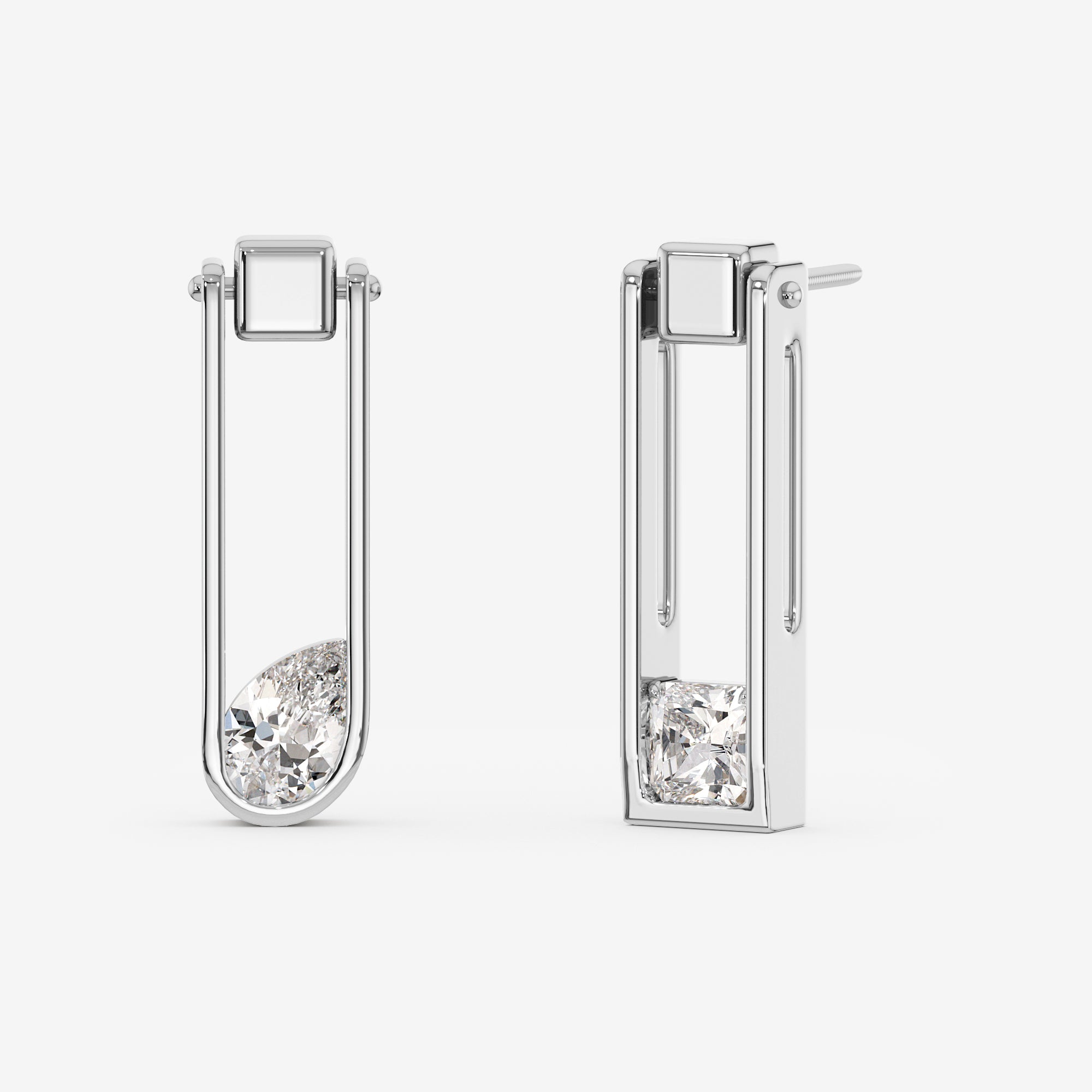 Drop Earrings (2 Сt. T.W.)