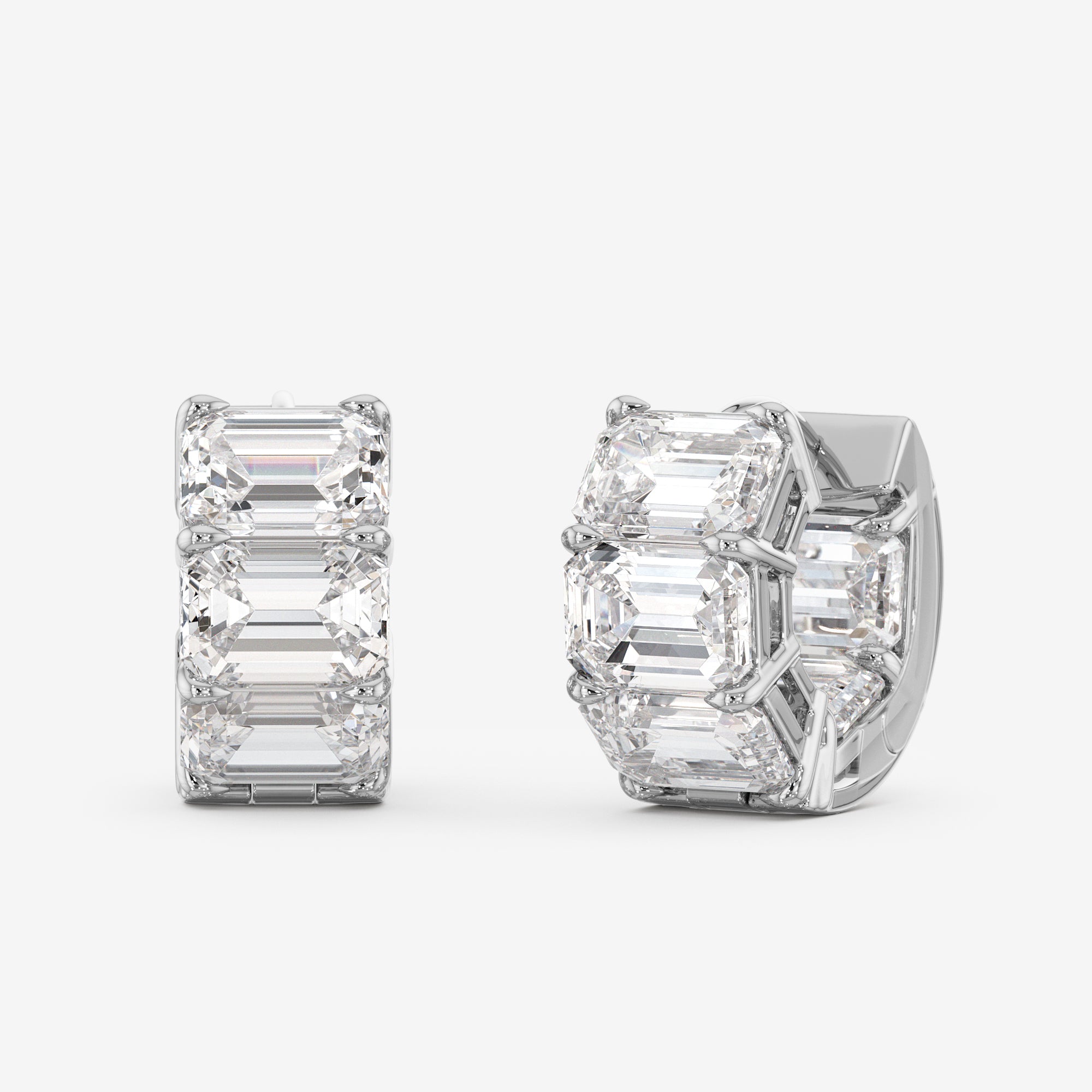 Huggie Hoop Earrings (10 Сt. T.W.)