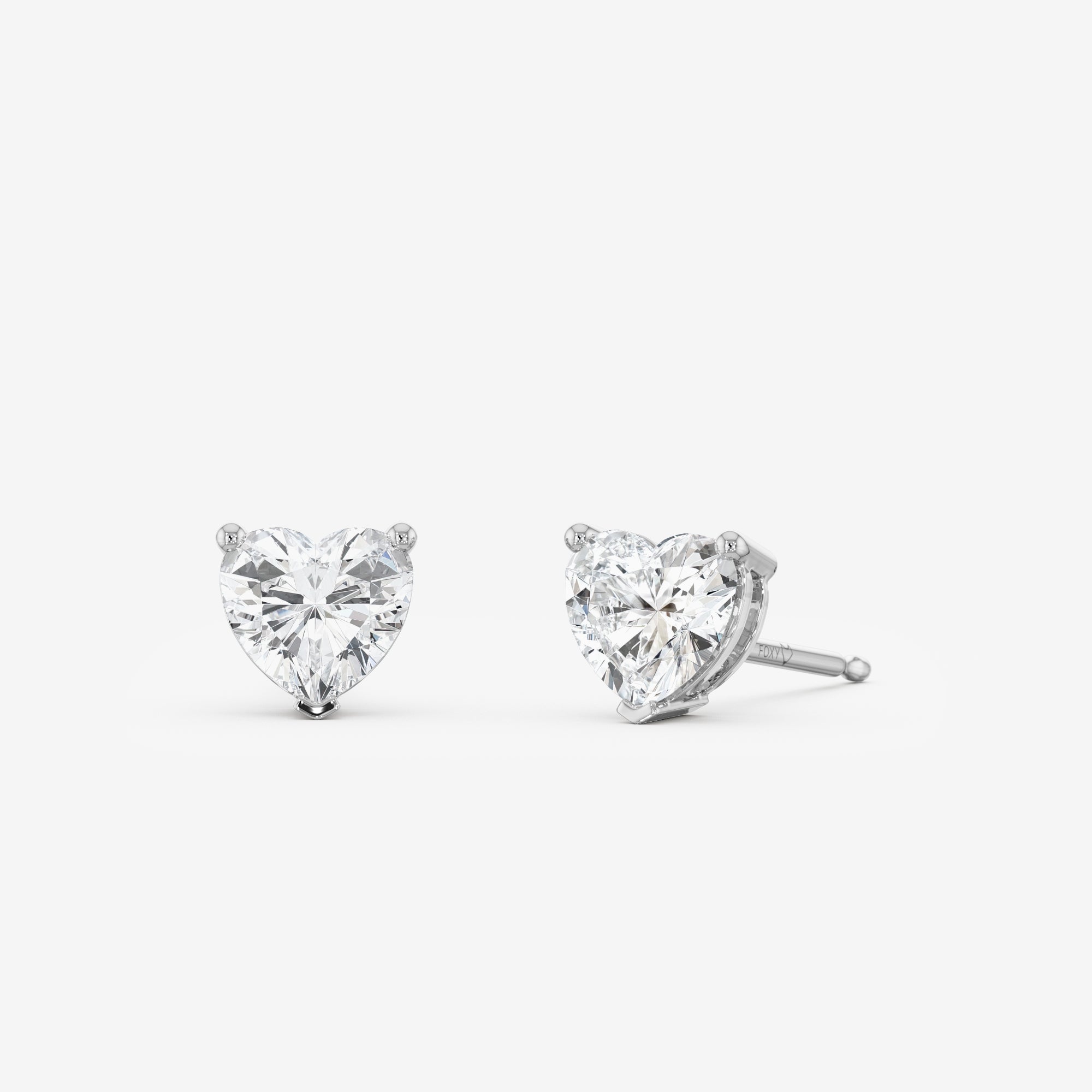 Romance Solitaire Stud Earrings