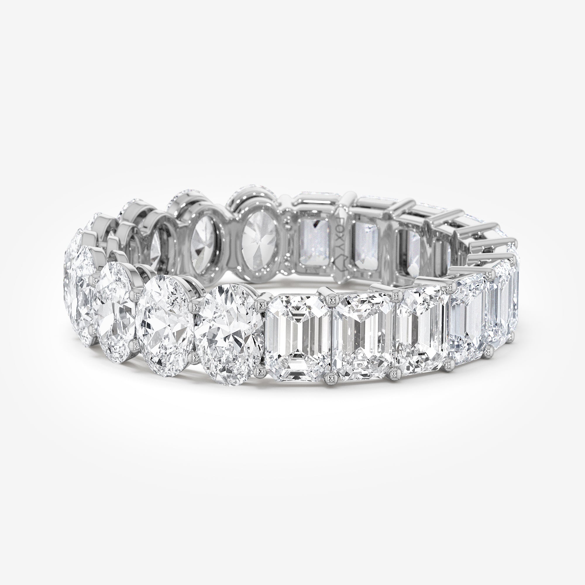 Multi-Shape Diamond Eternity Ring