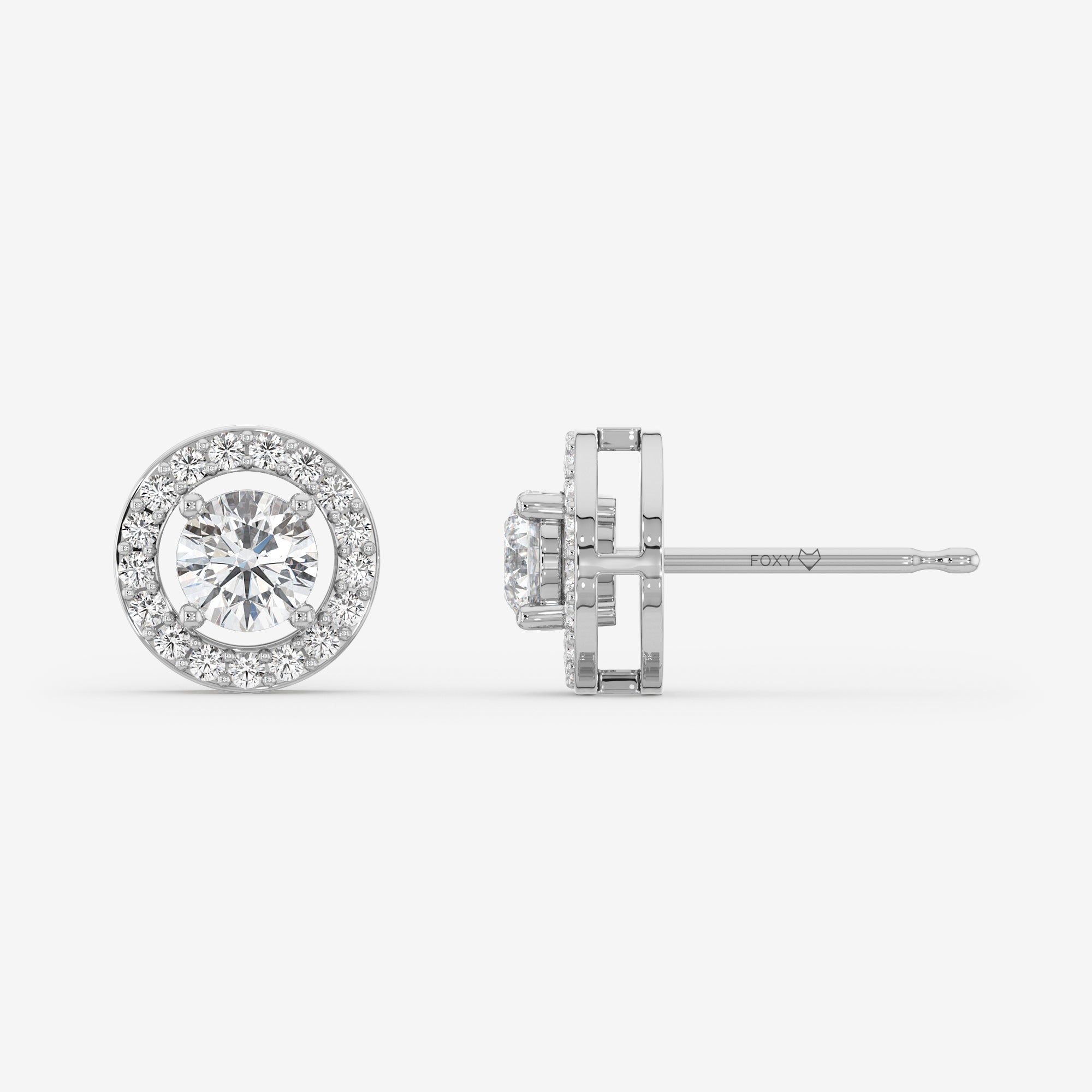 Halo Stud Earrings