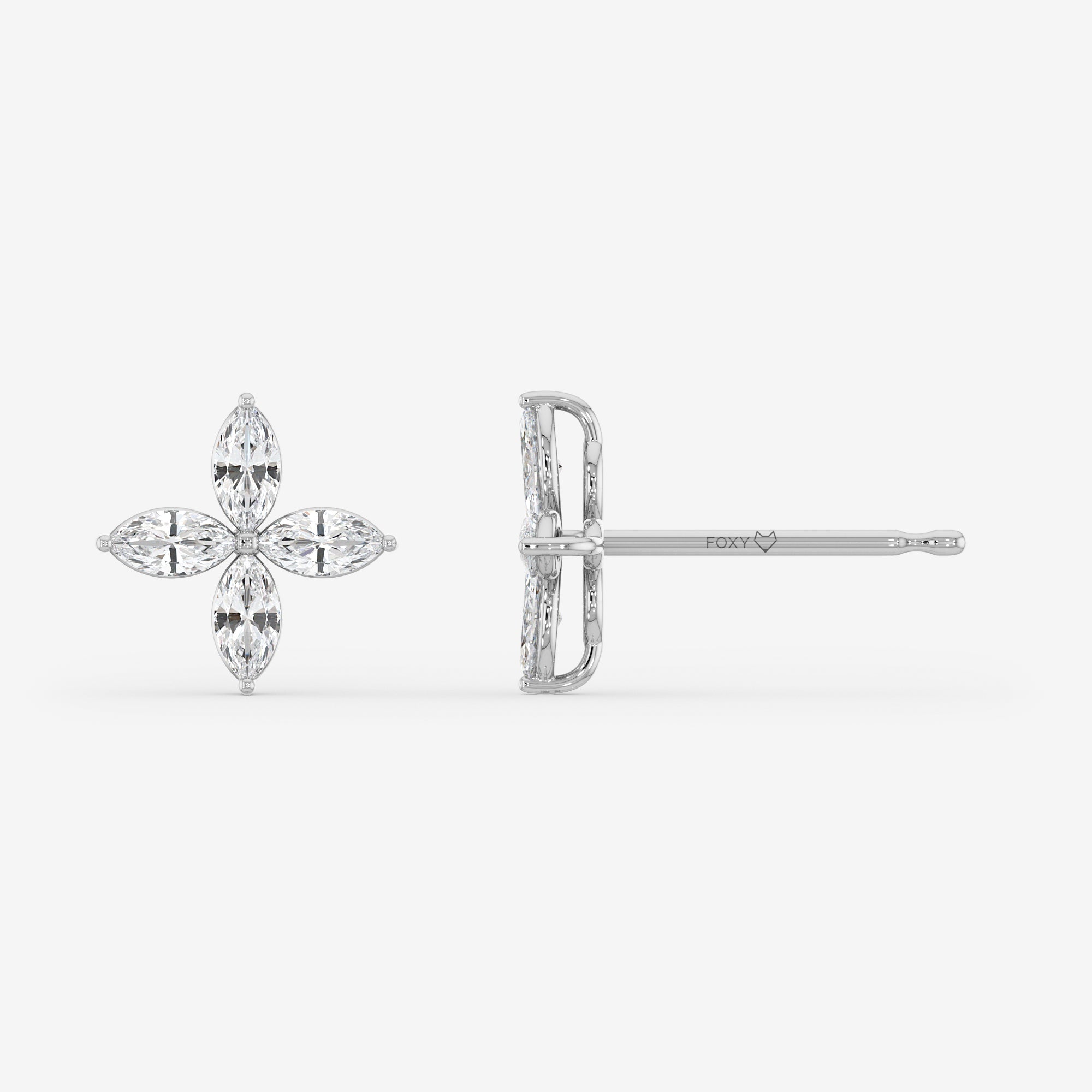 Floral Stud Earrings
