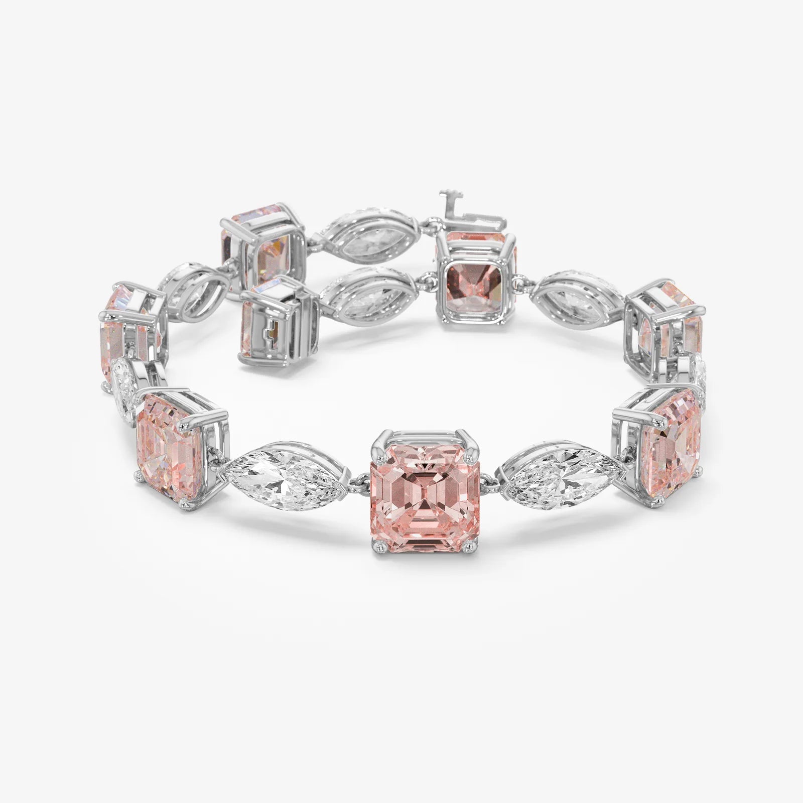 True Pink Lab-Grown Diamond Bracelet (30 Сt. T.W.)
