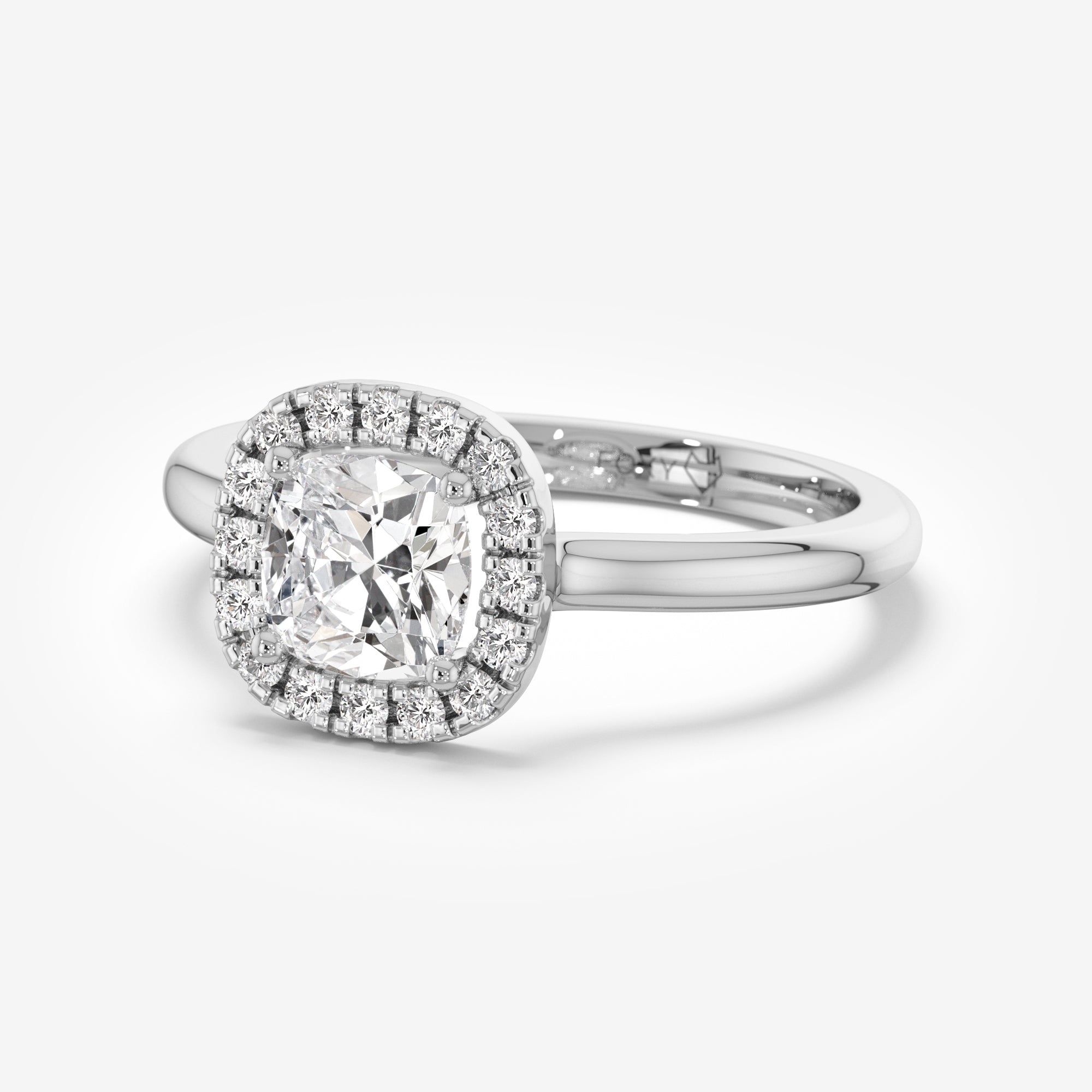 Halo Engagement Ring