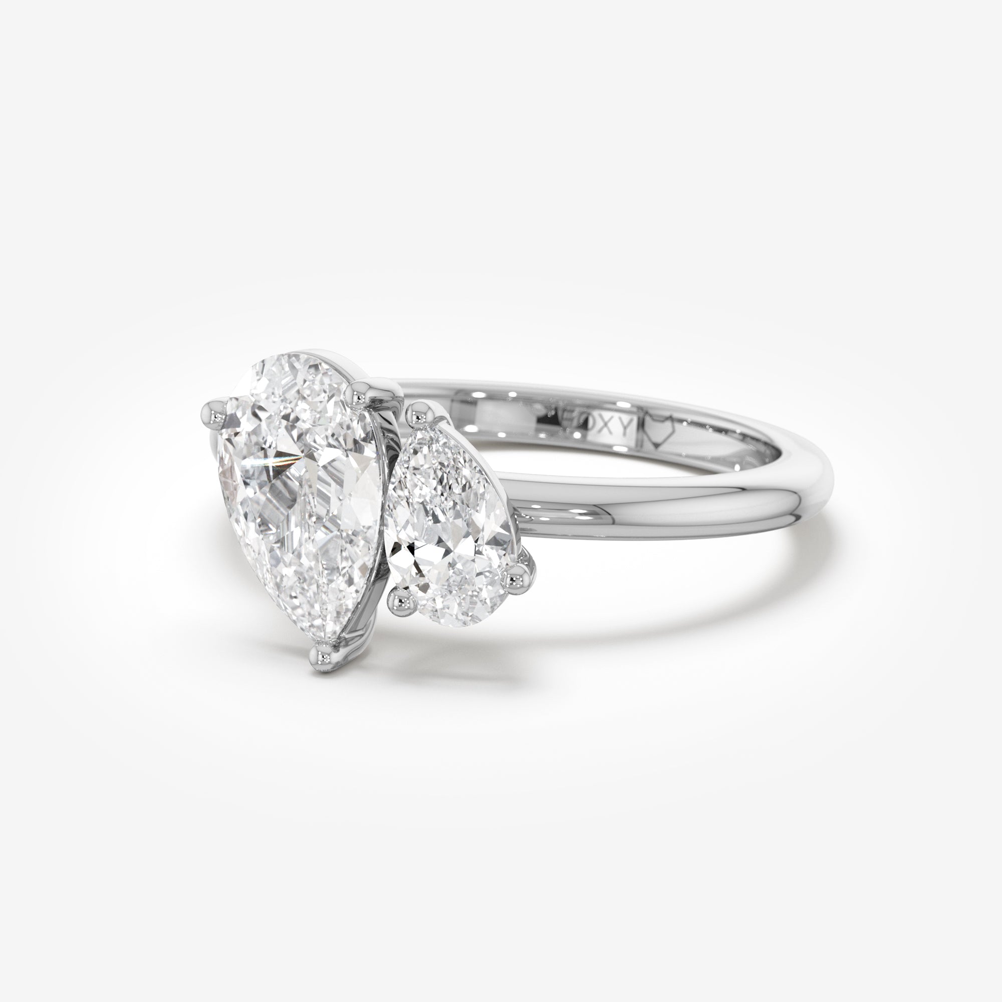 Toi et Moi Engagement Ring