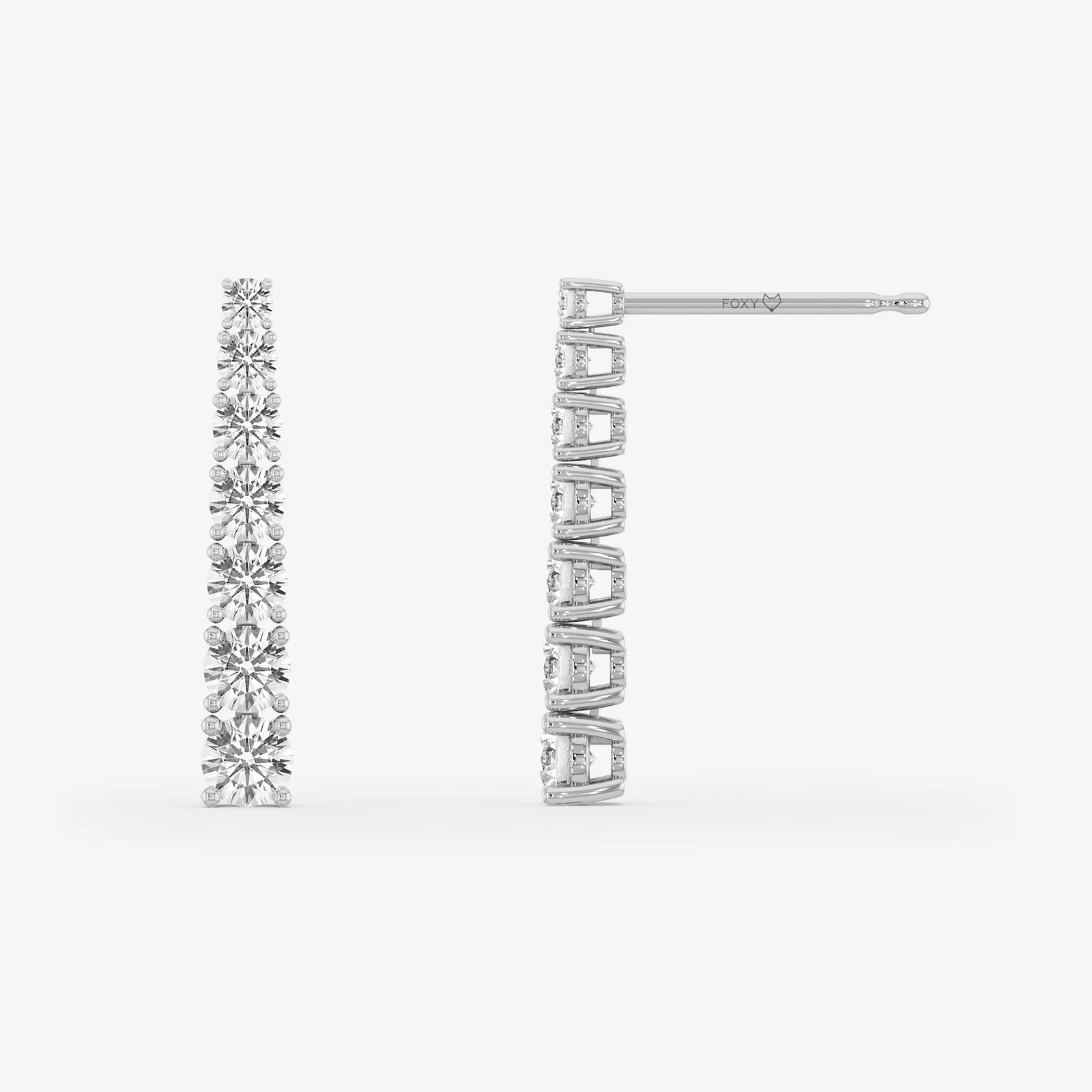 Tennis Drop Earrings