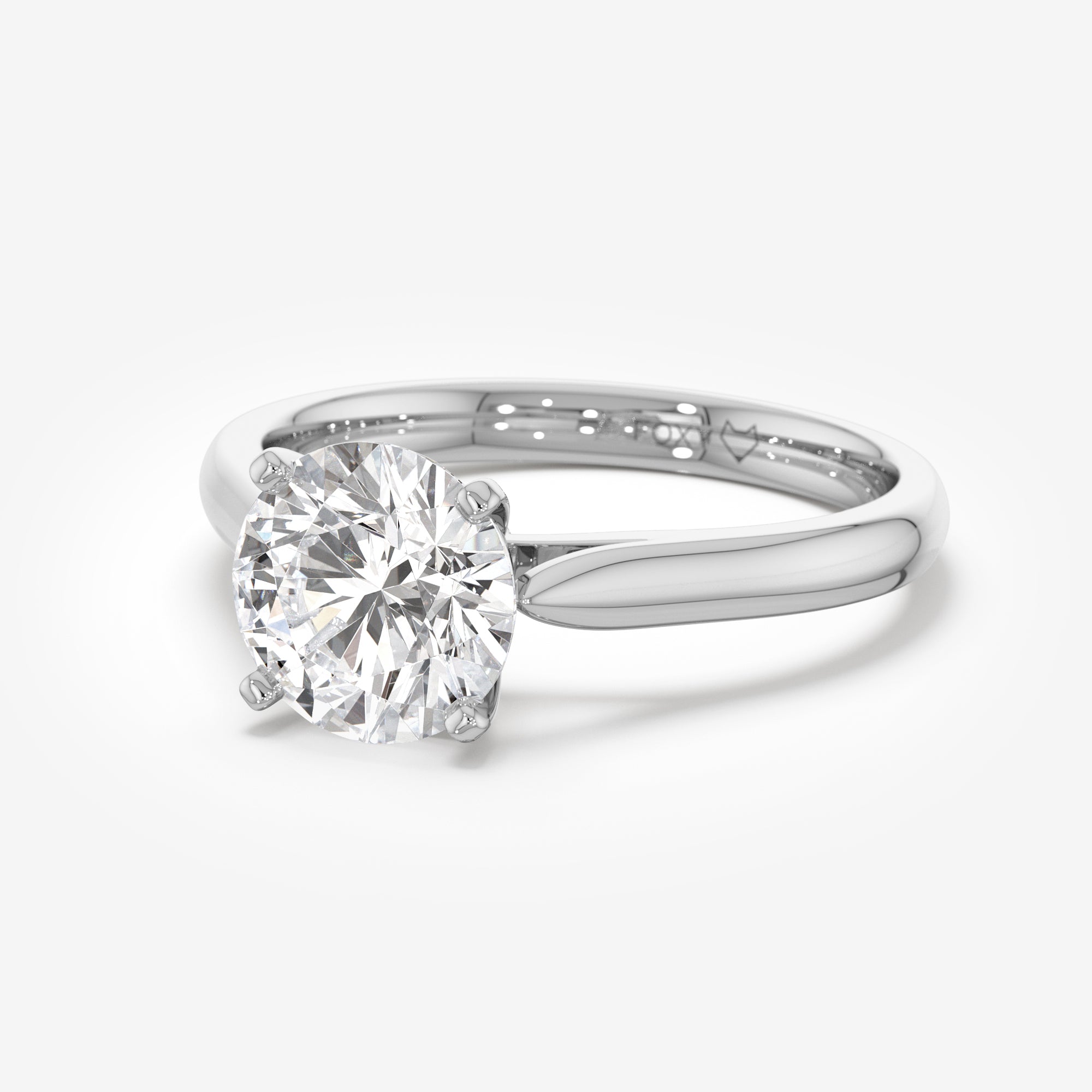 Cathedral Solitaire Engagement Ring