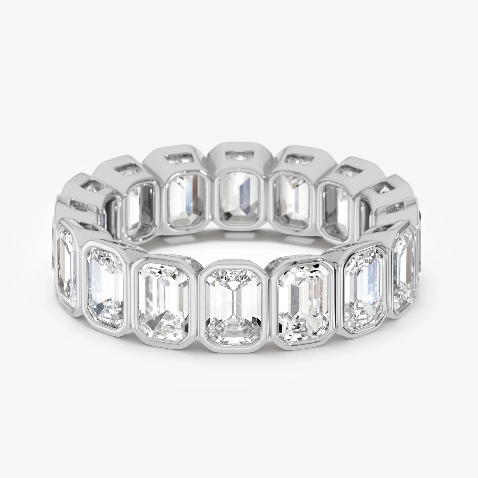 Eternity Emerald Lab Diamond Ring