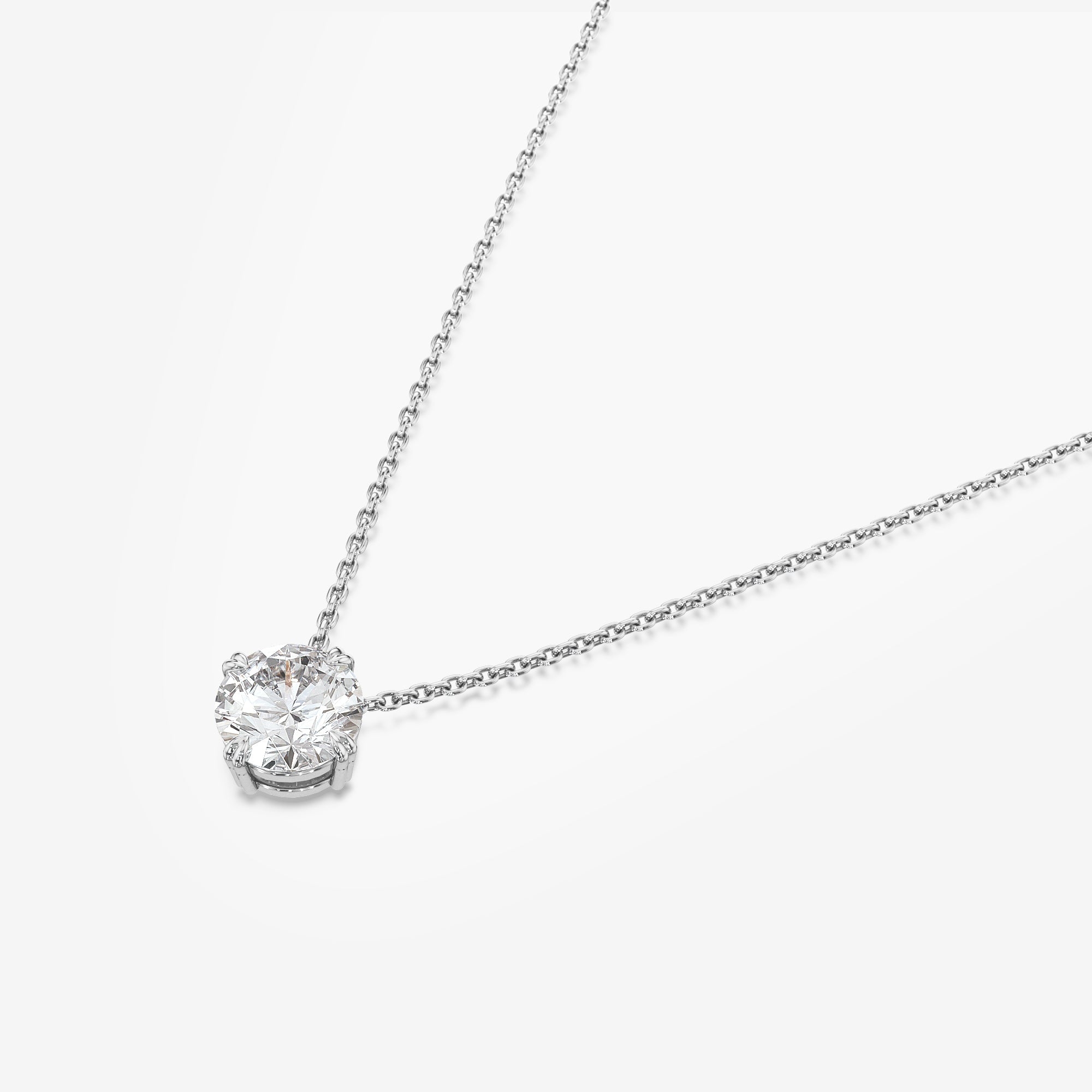 Classic Pendant Necklace (1 Сt. T.W.)
