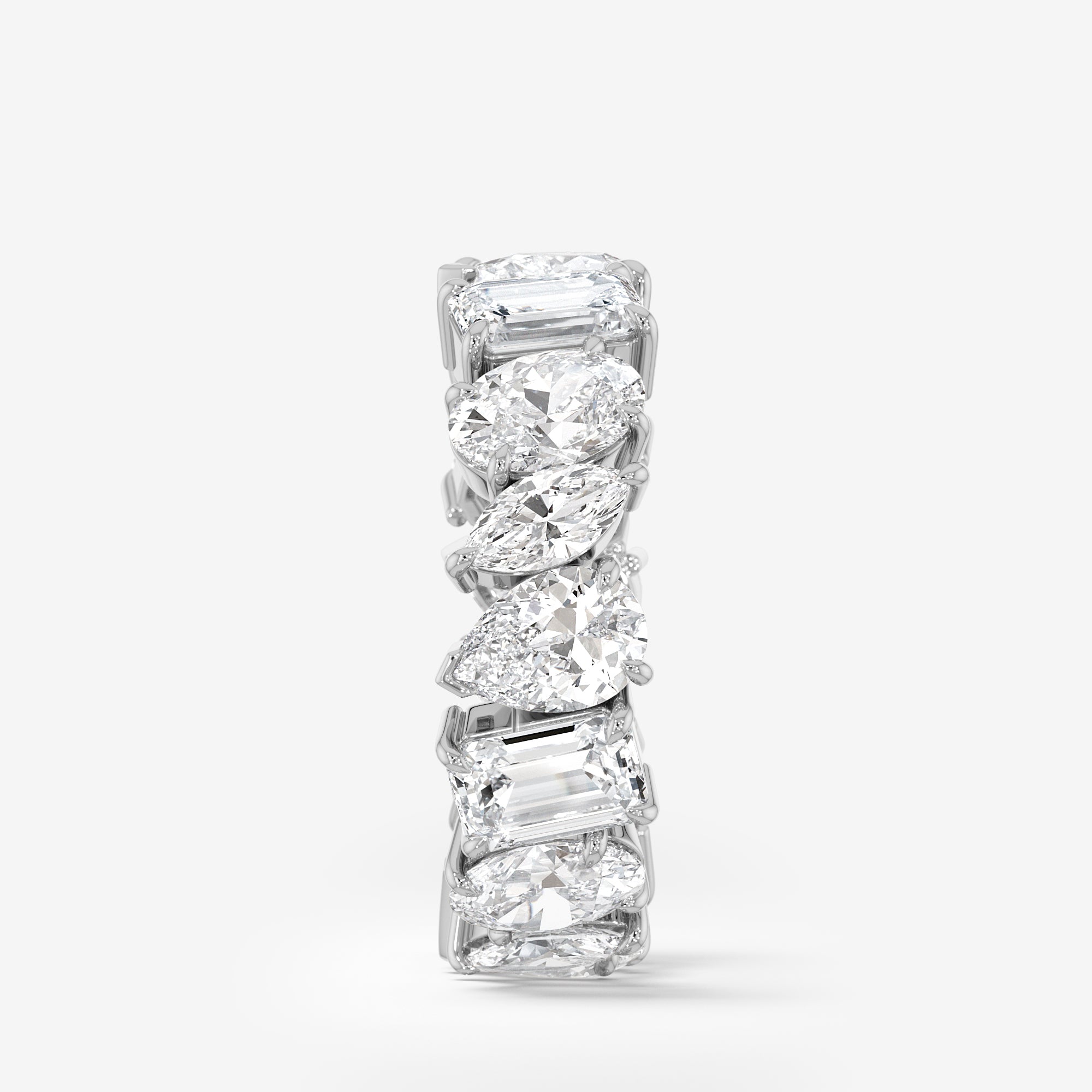 Gallery-Set Diamond Eternity Ring