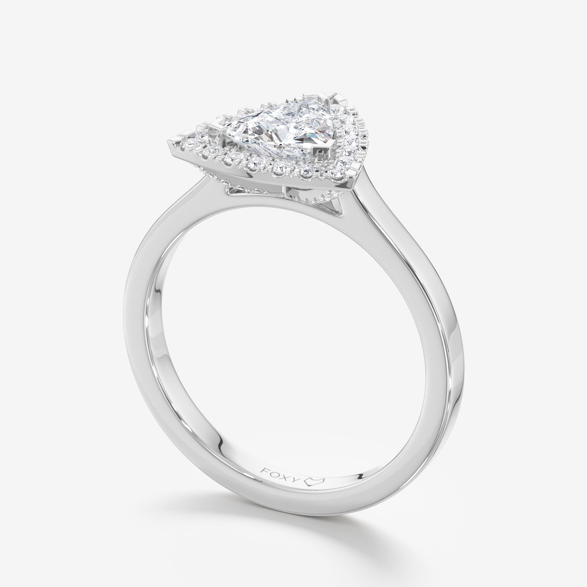 Halo Engagement Ring
