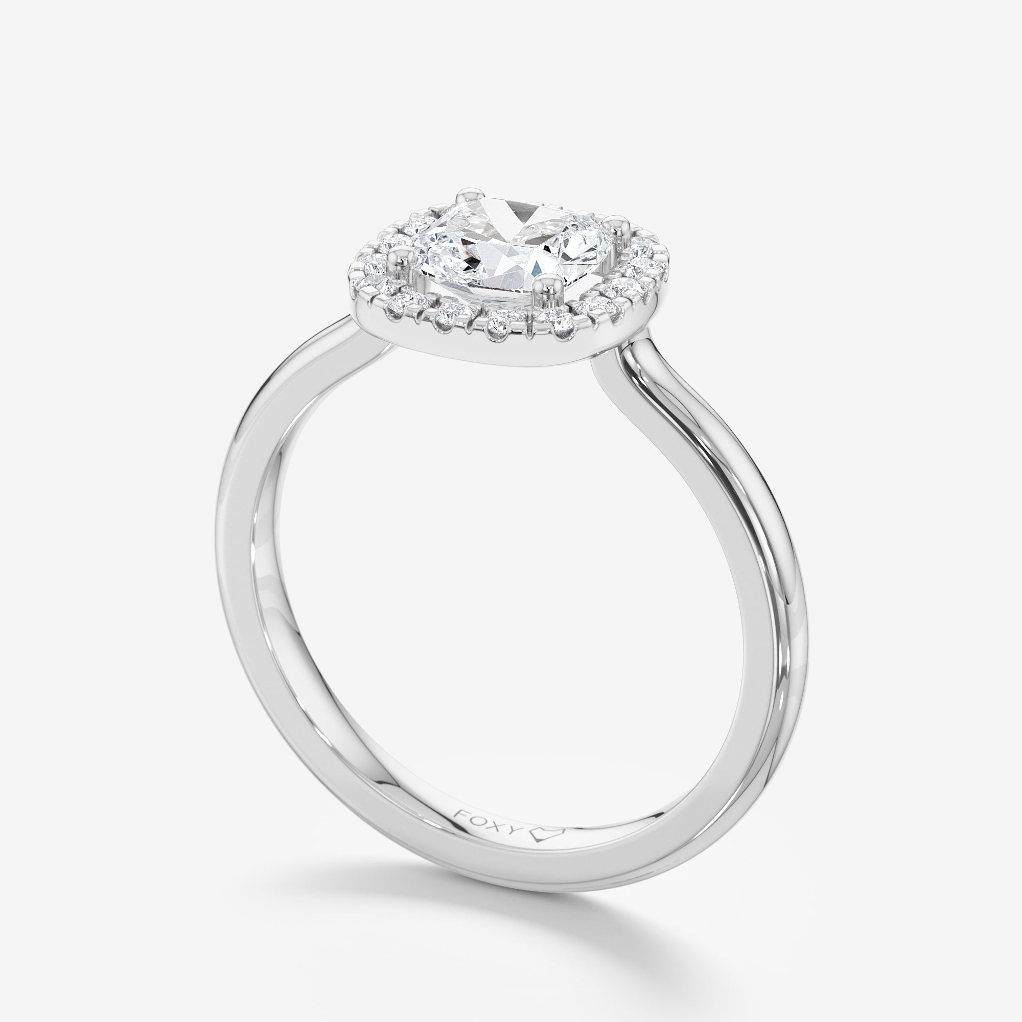 Halo Engagement Ring