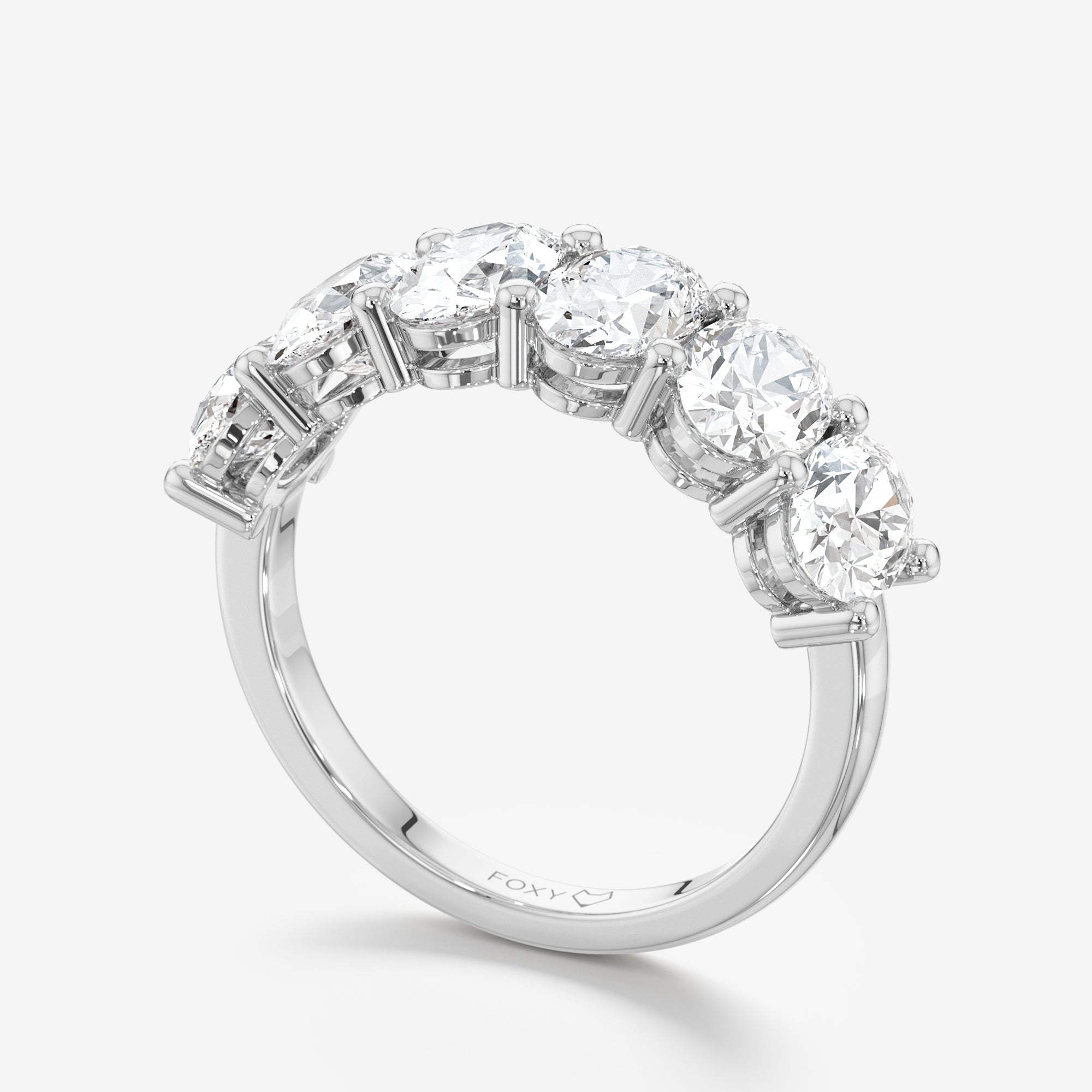 Six Stone Anniversary Ring