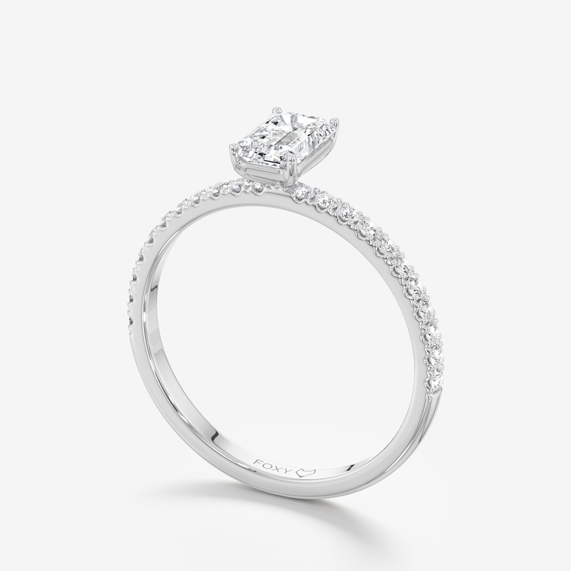 Pavé Engagement Ring