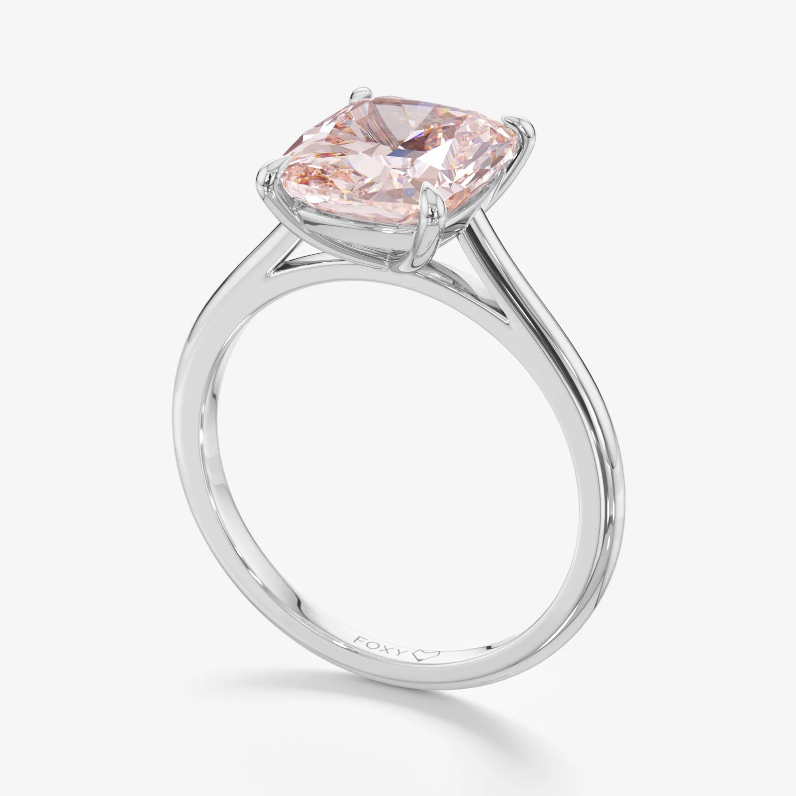You See It Solitaire Radiant Diamond Ring