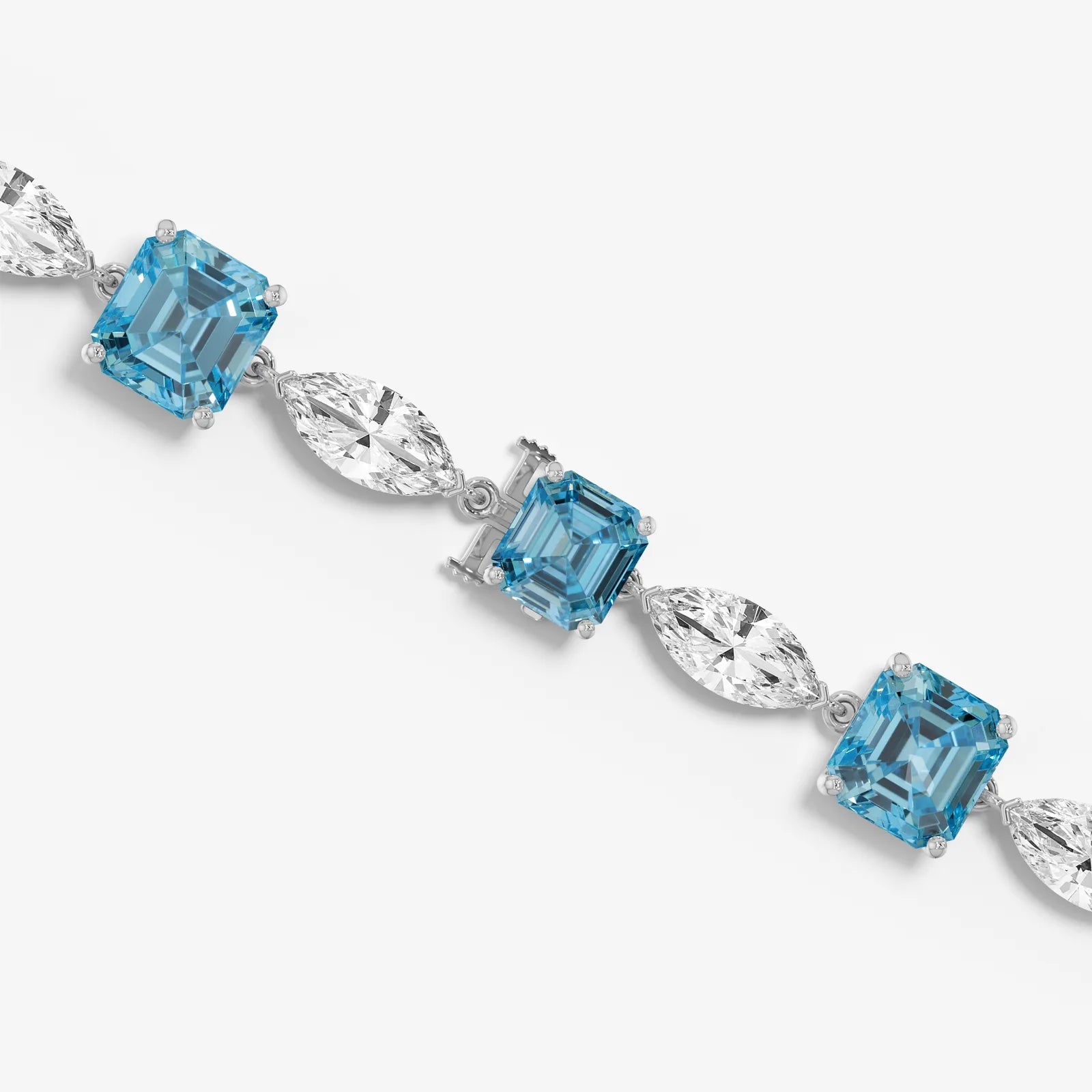 True Blue Lab-Grown Diamond Bracelet (30 Сt. T.W.)