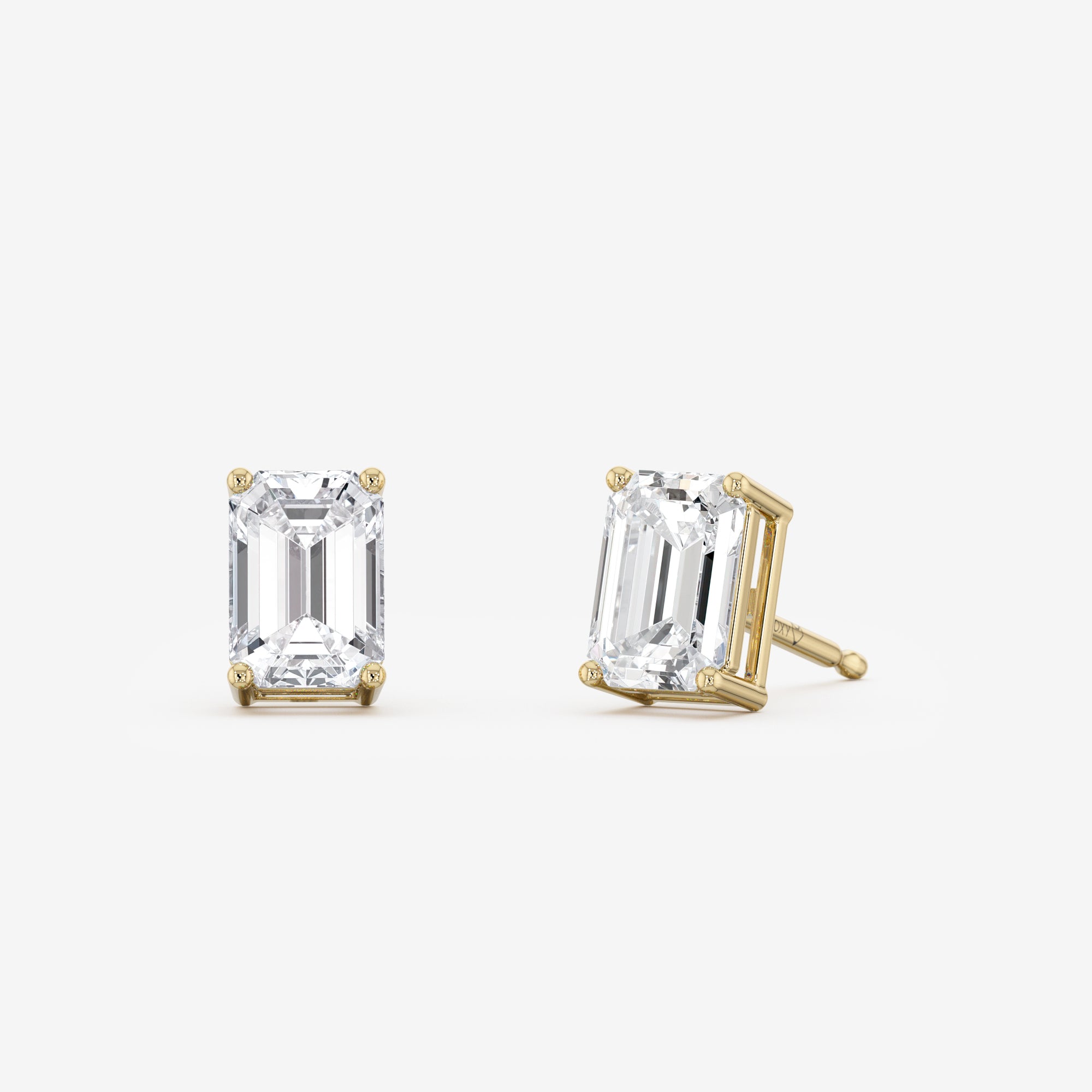 Solitaire Stud Earrings