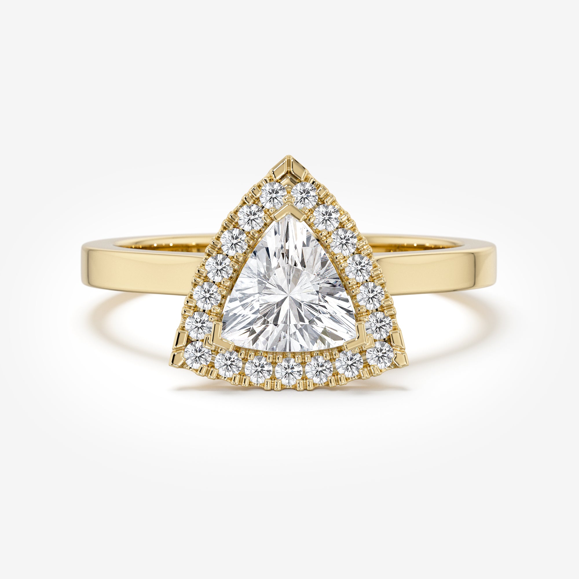 Halo Engagement Ring