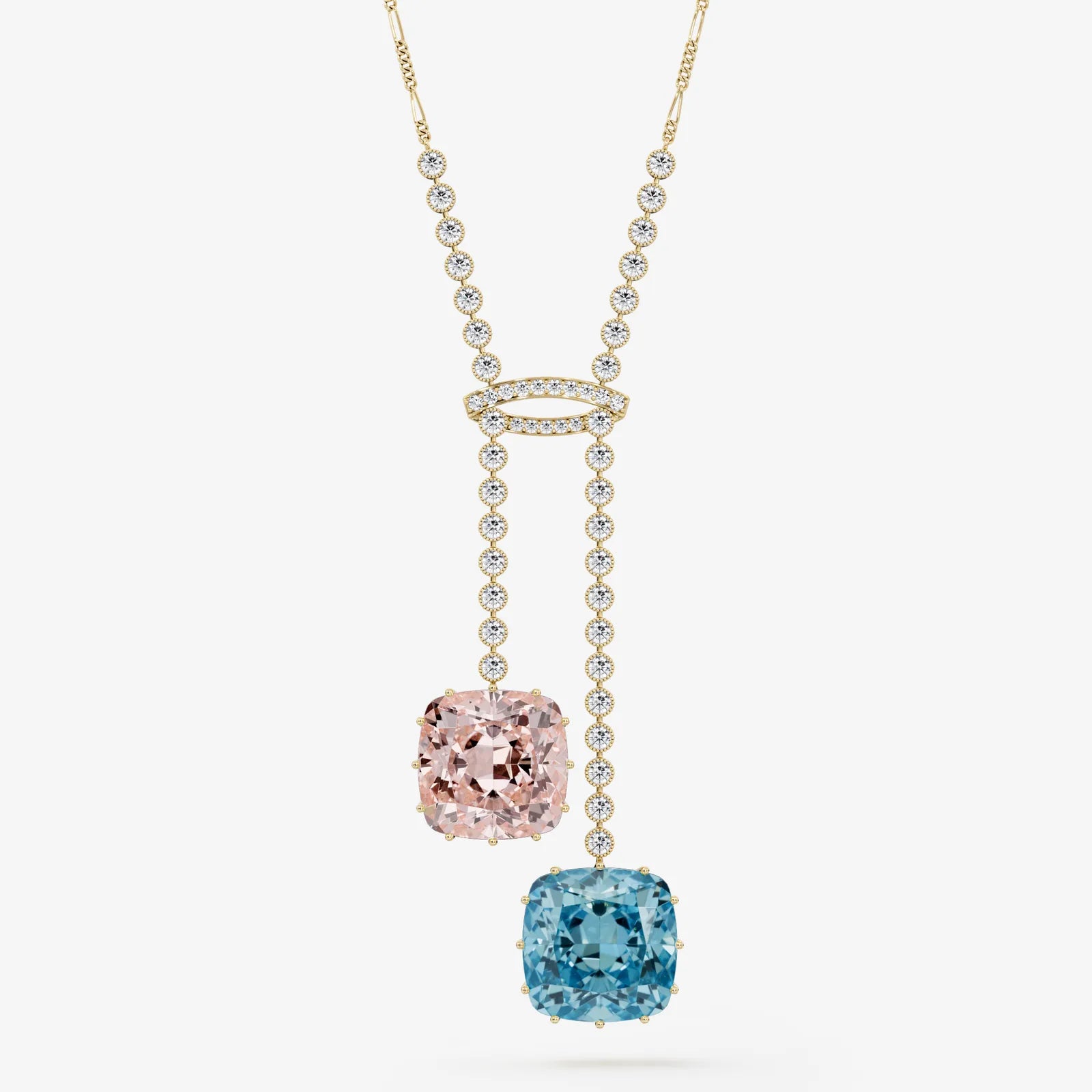 Perfect Contrast Pendant Necklace