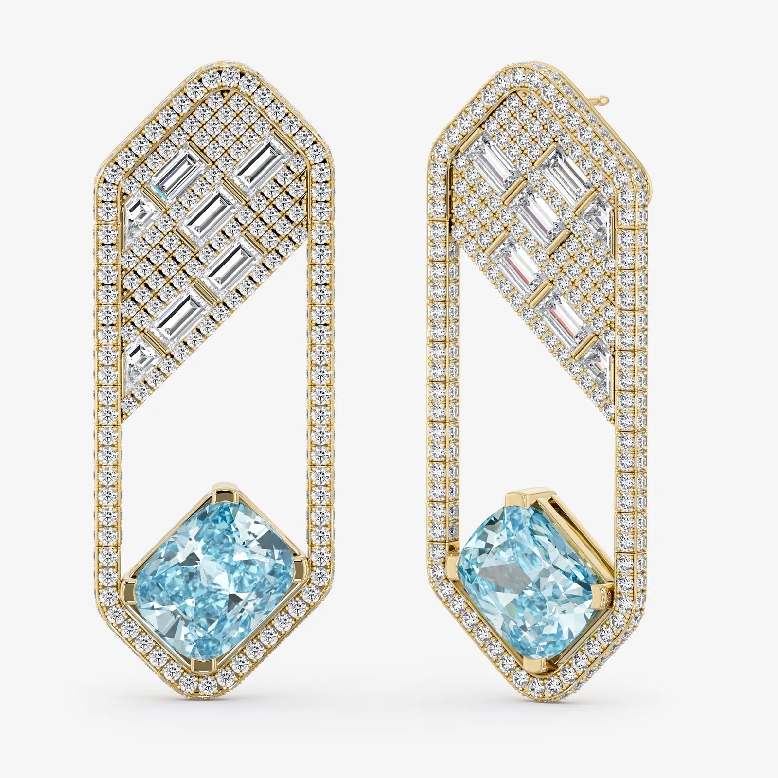Ice Has Edges Drop Earrings (23 Сt. T.W.)