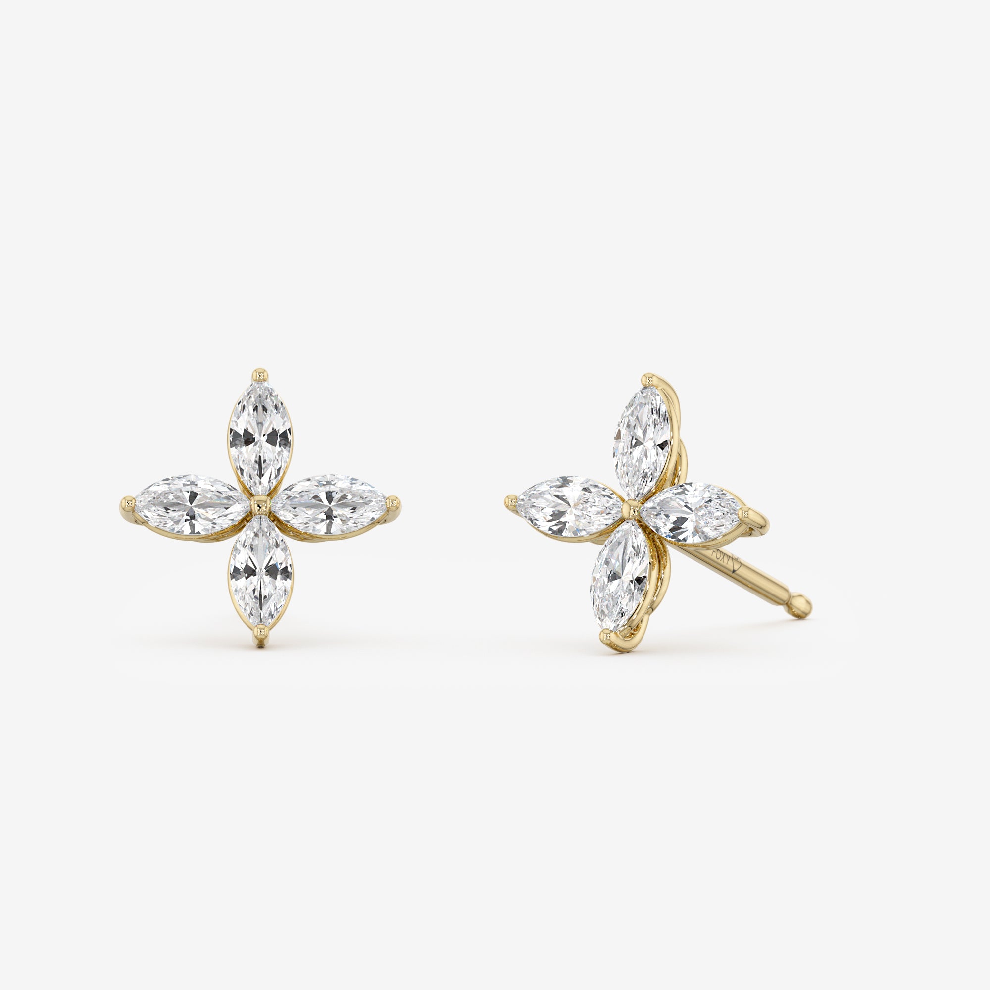 Floral Stud Earrings