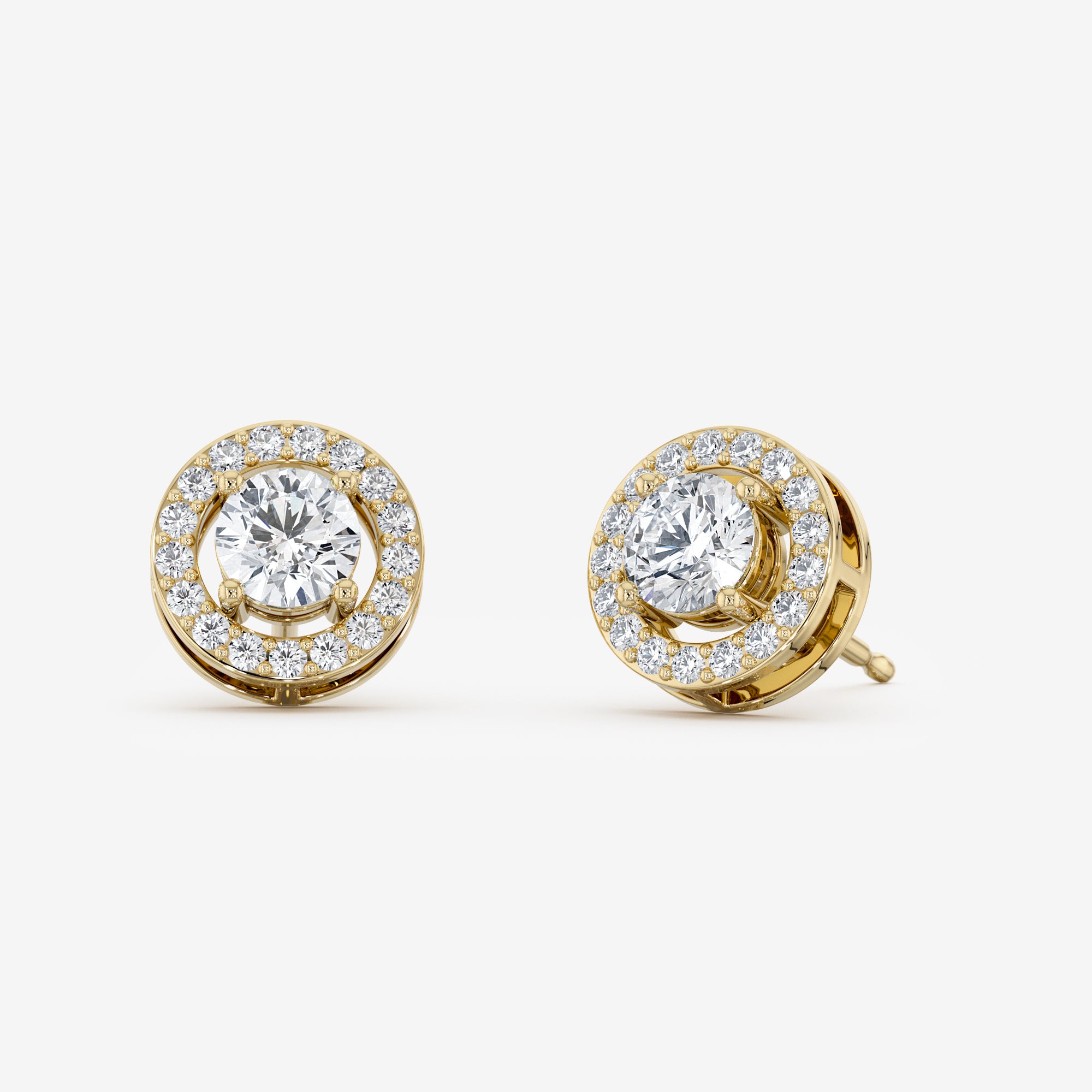 Halo Stud Earrings