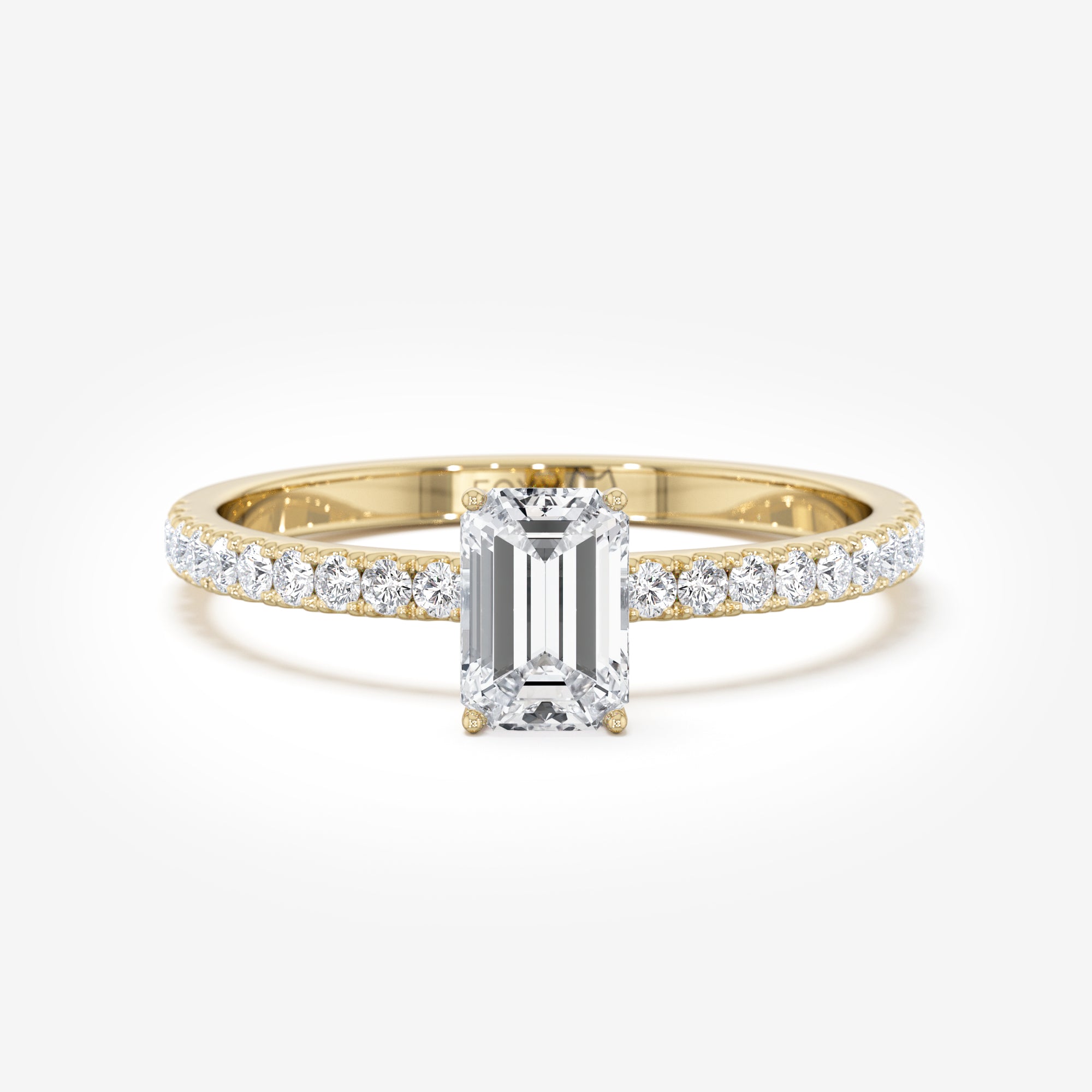 Pavé Engagement Ring