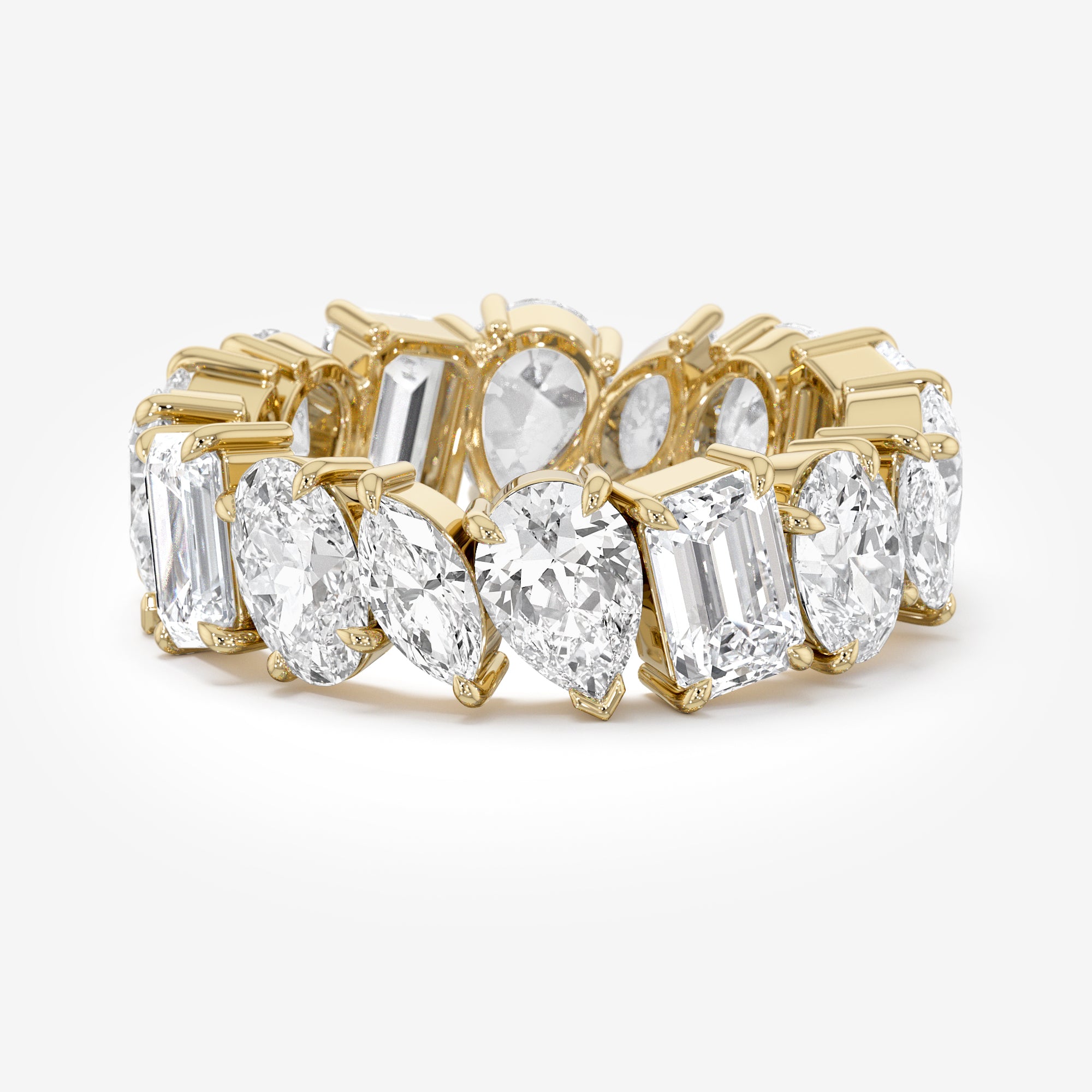 Gallery-Set Diamond Eternity Ring