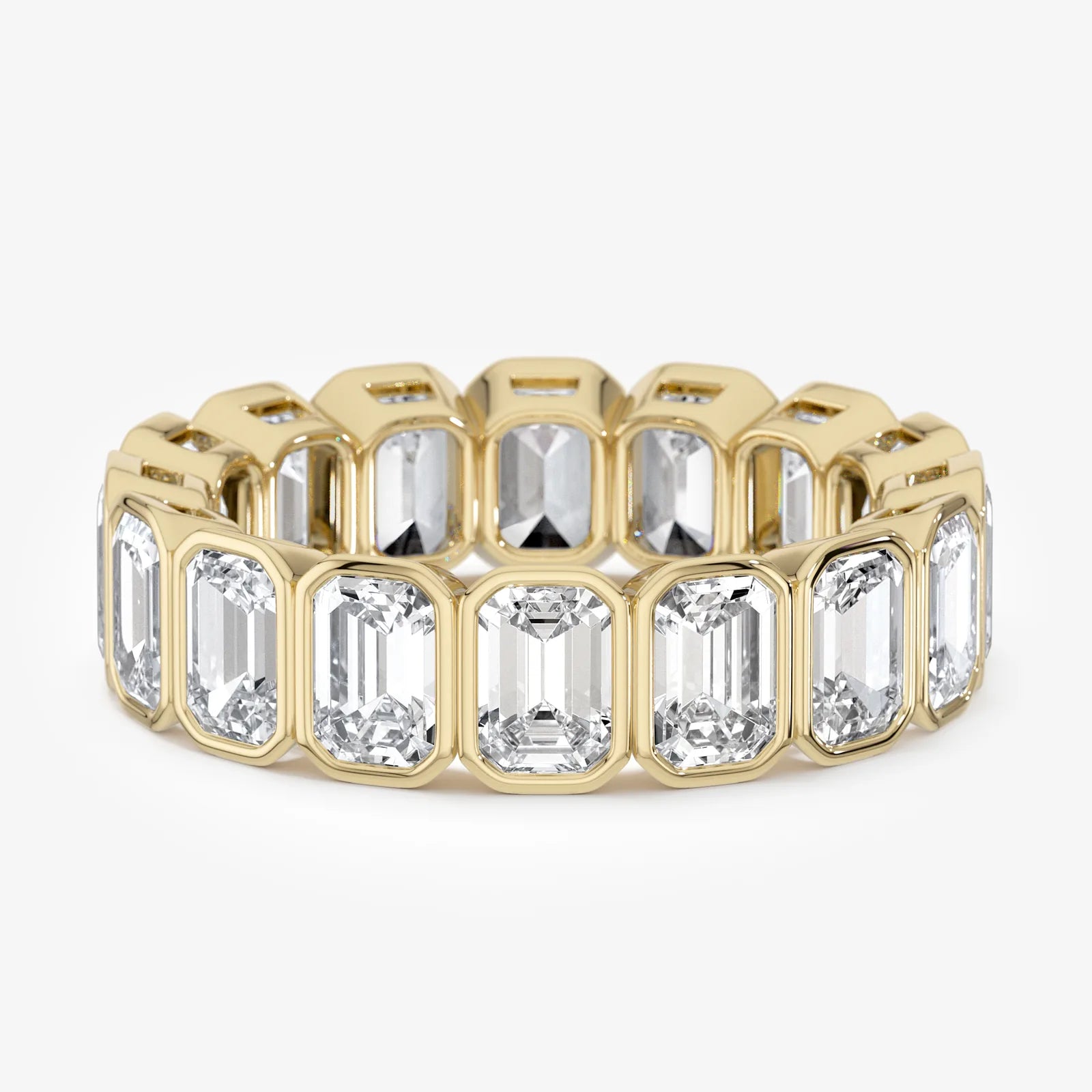 Eternity Emerald Lab Diamond Ring