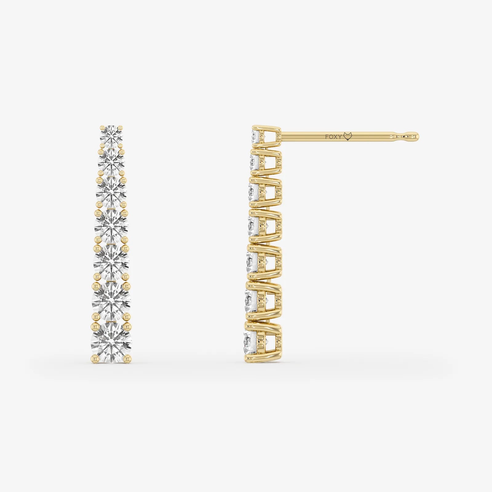 Tennis Drop Earrings