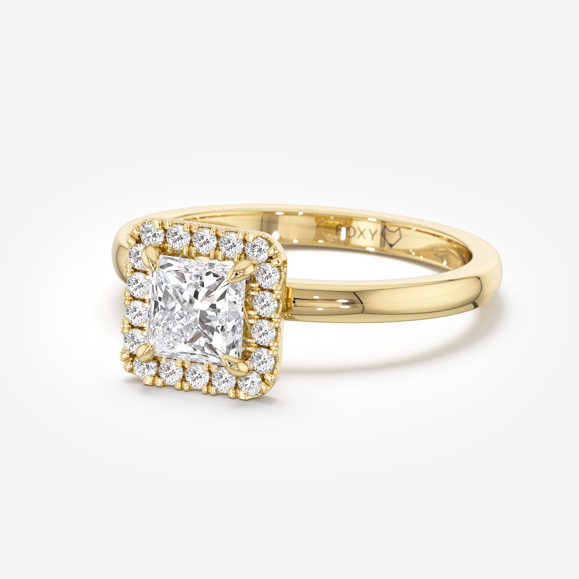 Halo Engagement Ring