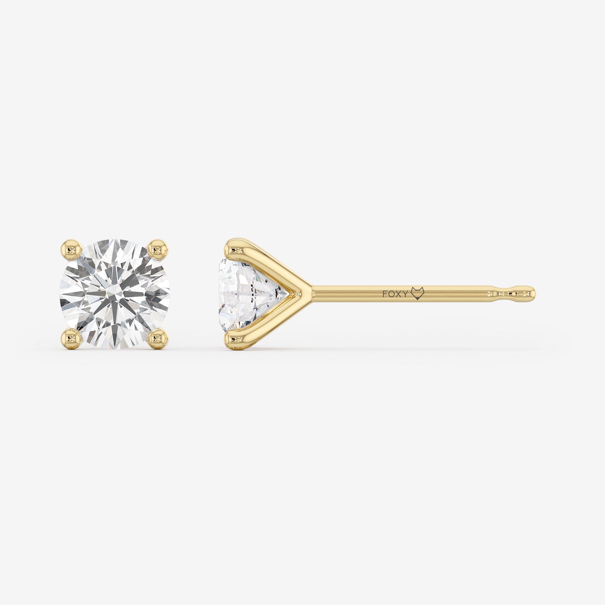 Bold Prong Stud Earrings