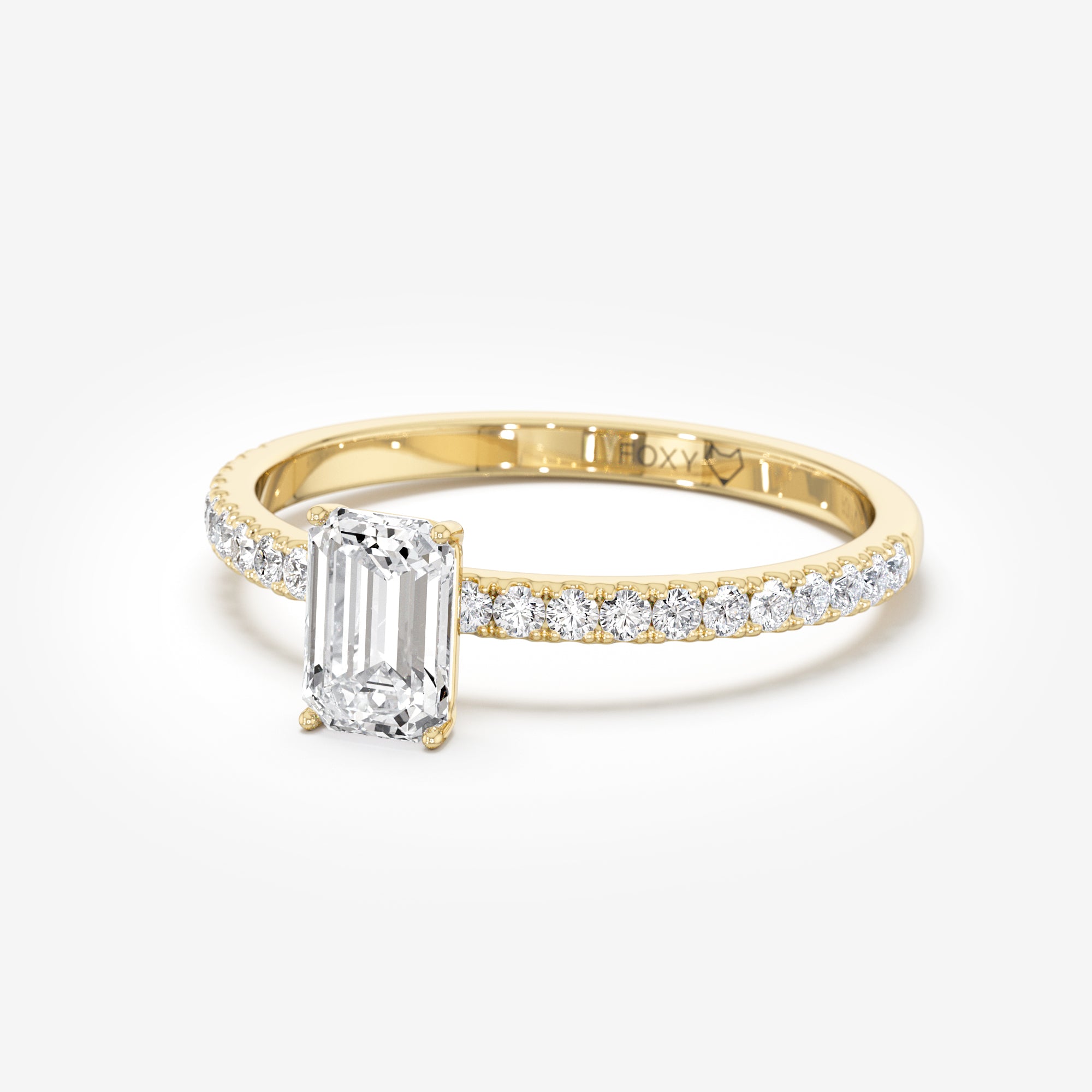 Pavé Engagement Ring