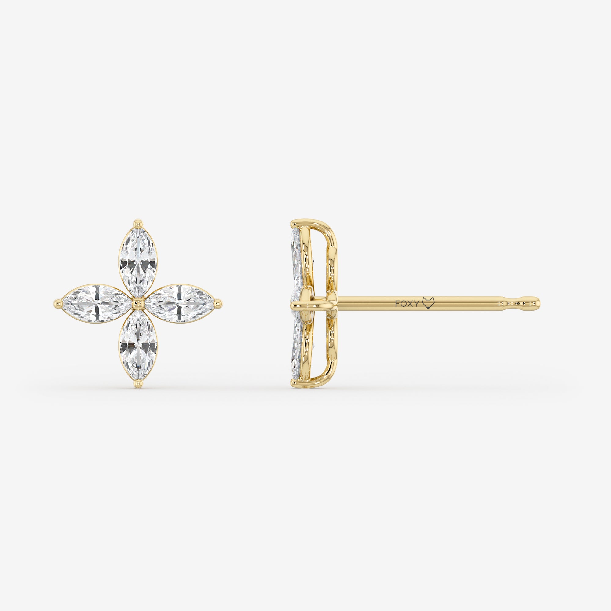 Floral Stud Earrings