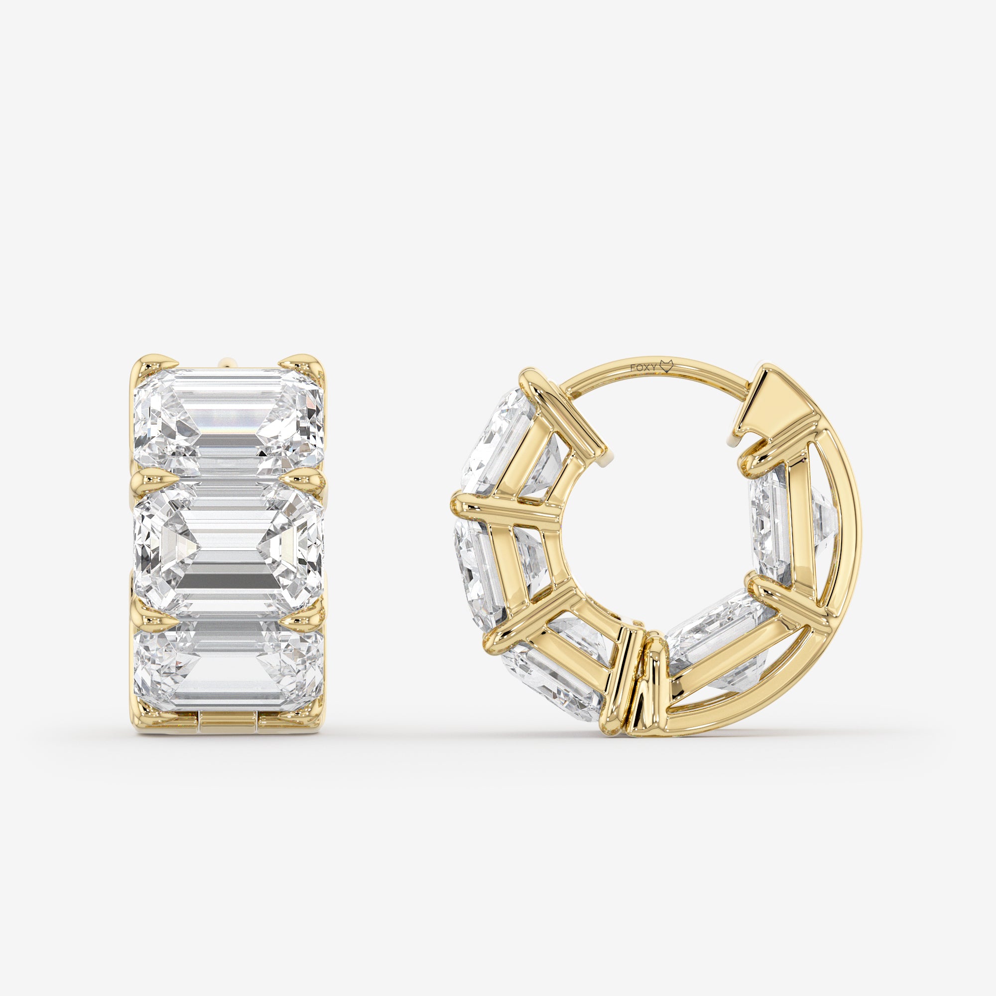 Huggie Hoop Earrings (10 Сt. T.W.)