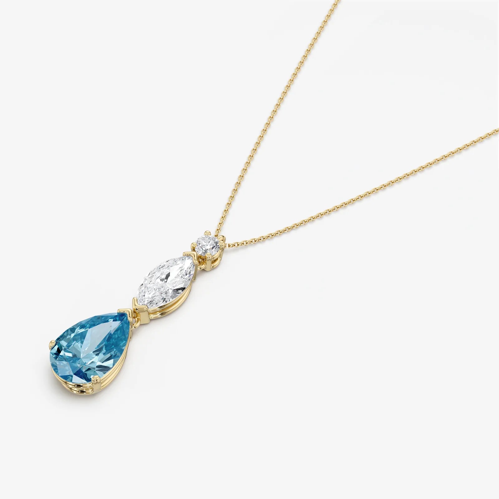 Blue Did That Pendant Necklace