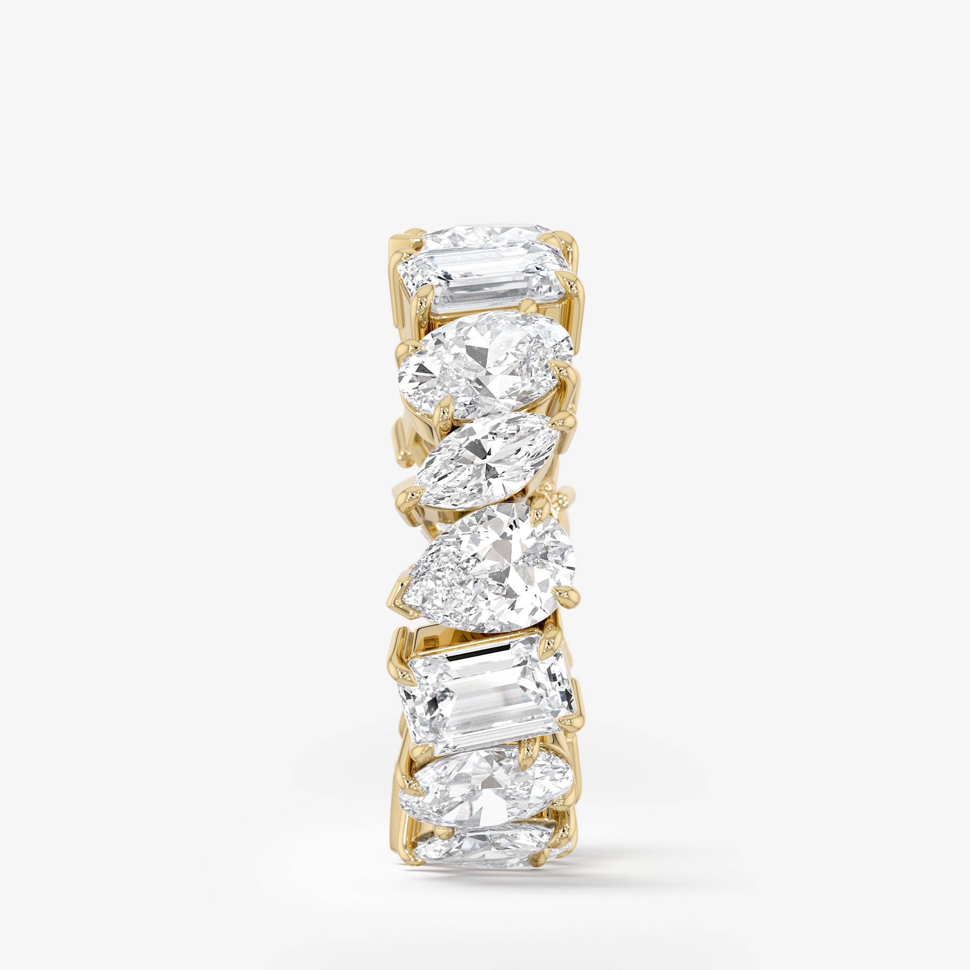 Gallery-Set Diamond Eternity Ring