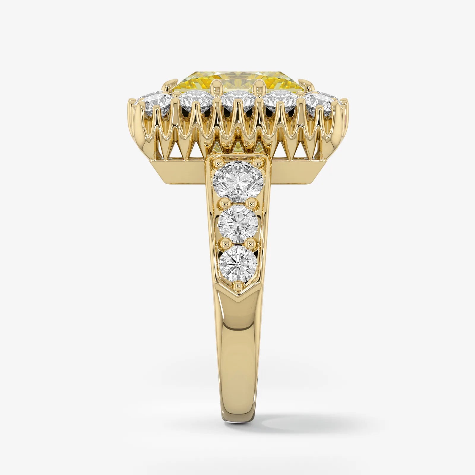 Honey Glow Princess Diamond Ring