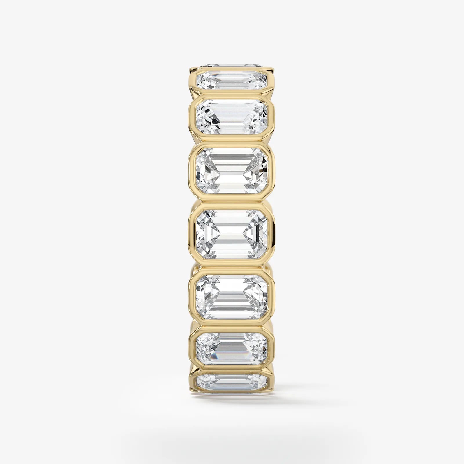 Eternity Emerald Lab Diamond Ring